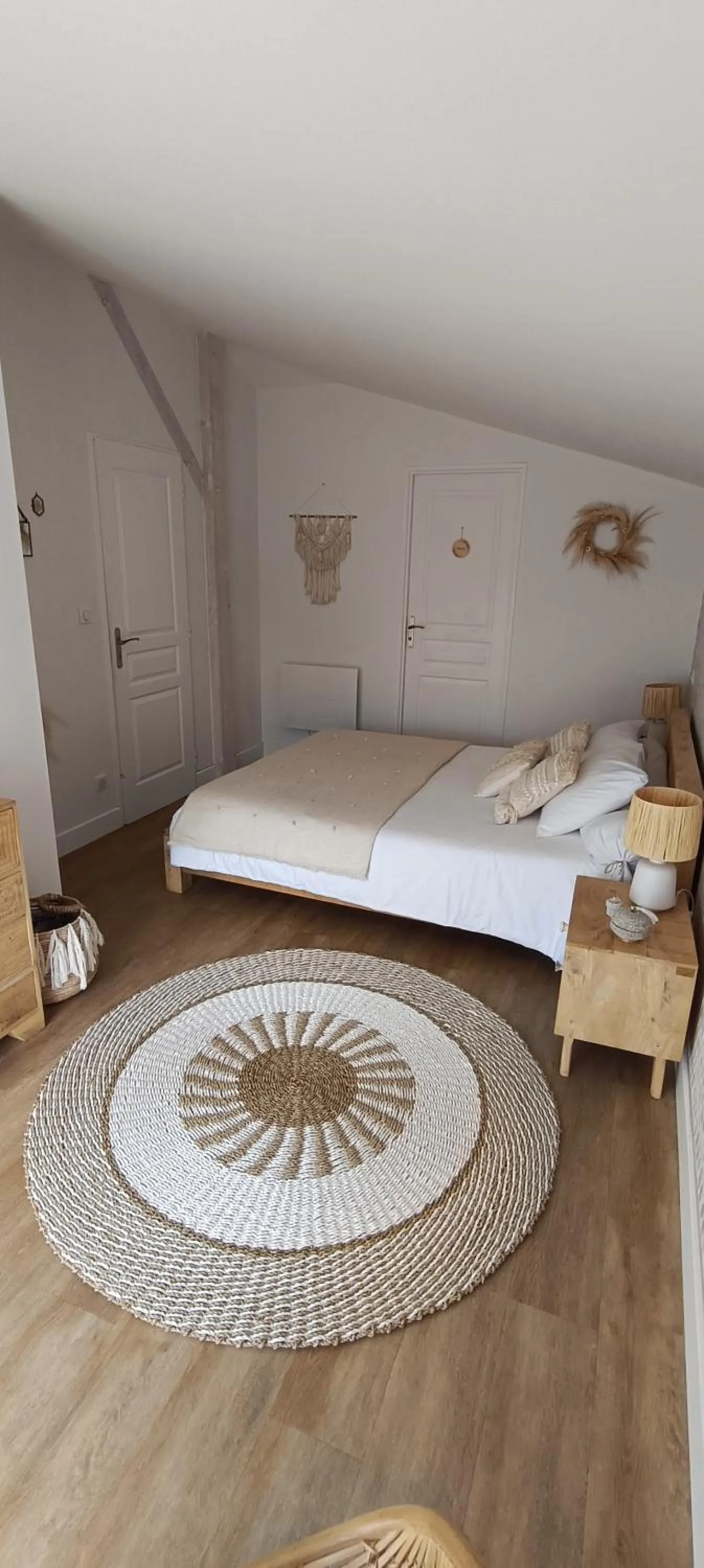 Bed in La Cabane Bohème, Maison d'hôtes Bassin d'Arcachon