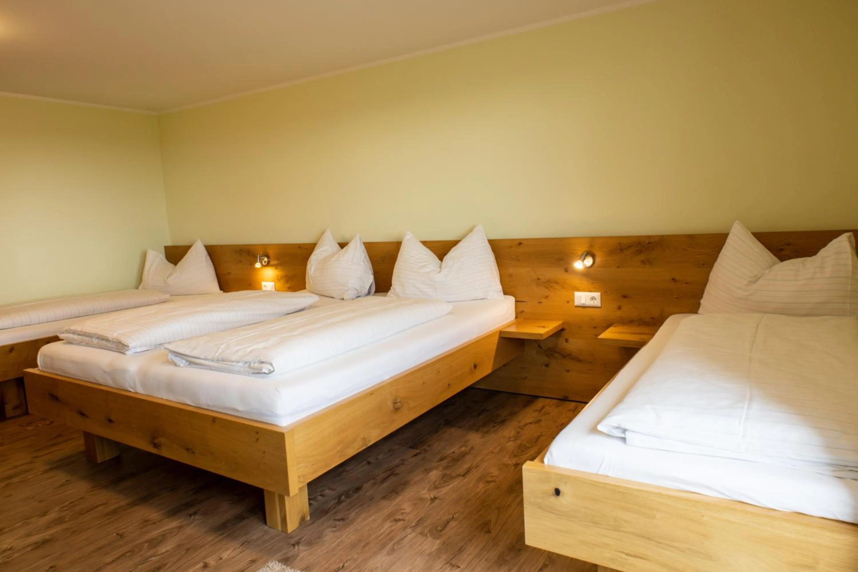 Photo of the whole room, Bed in Gasthof Dreiländereck