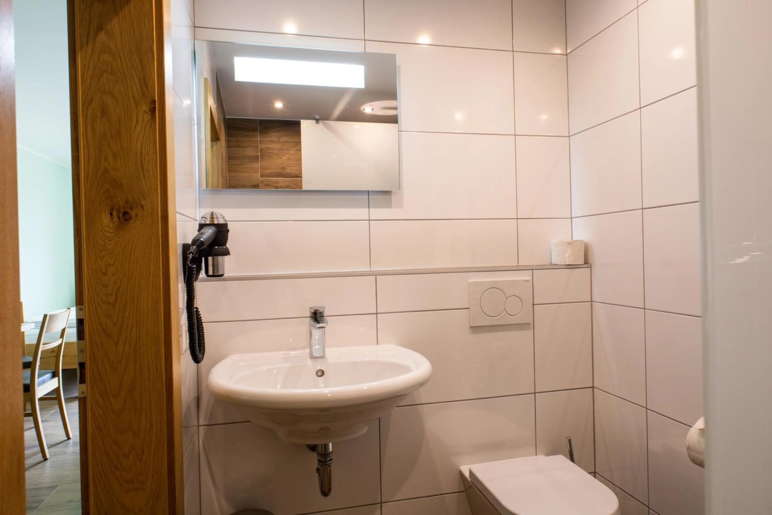 Bathroom in Gasthof Dreiländereck