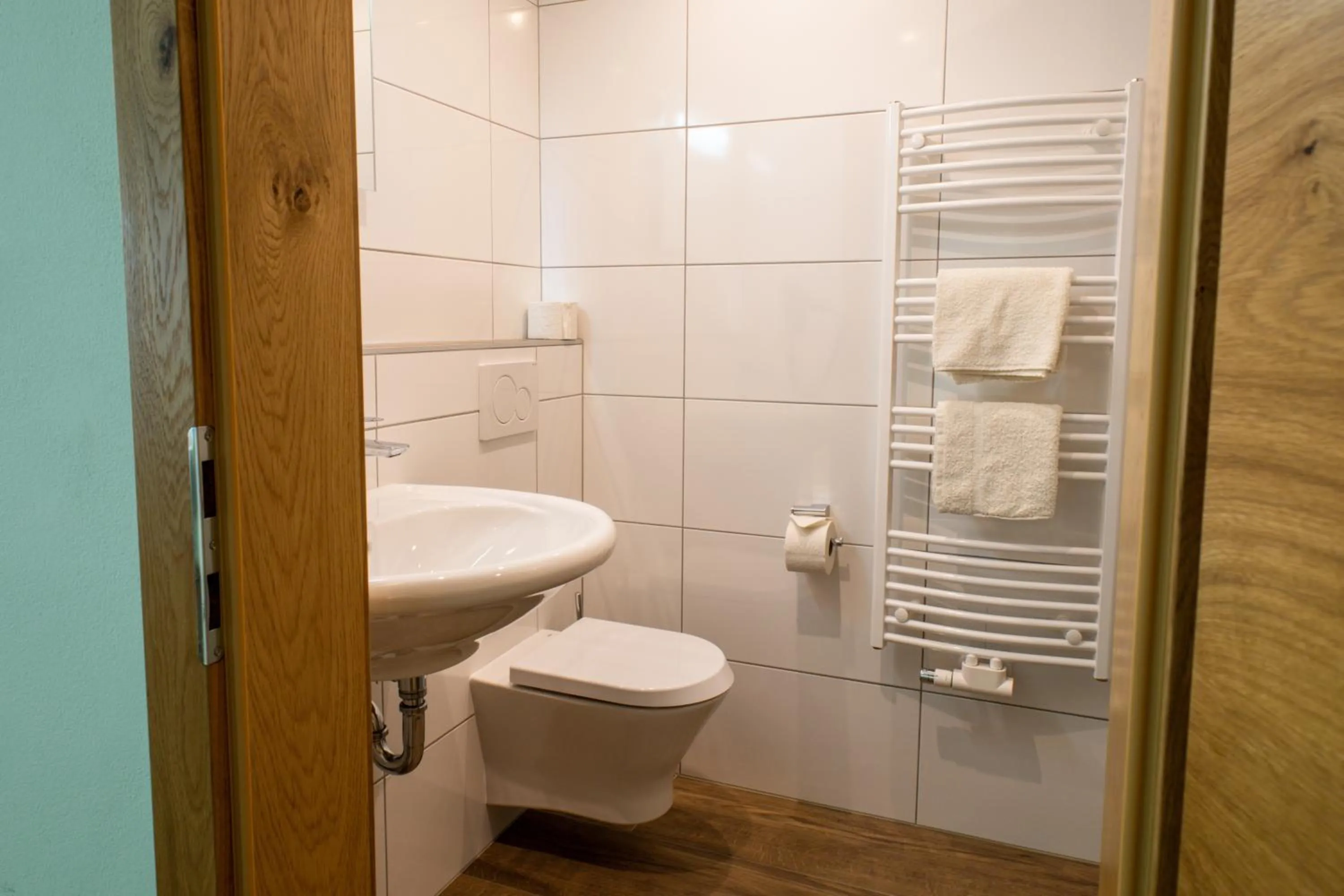 Bathroom in Gasthof Dreiländereck