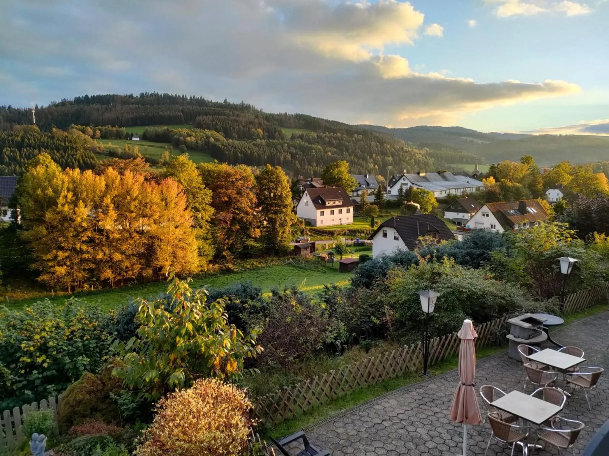 Balcony/Terrace in Pension Sauerland