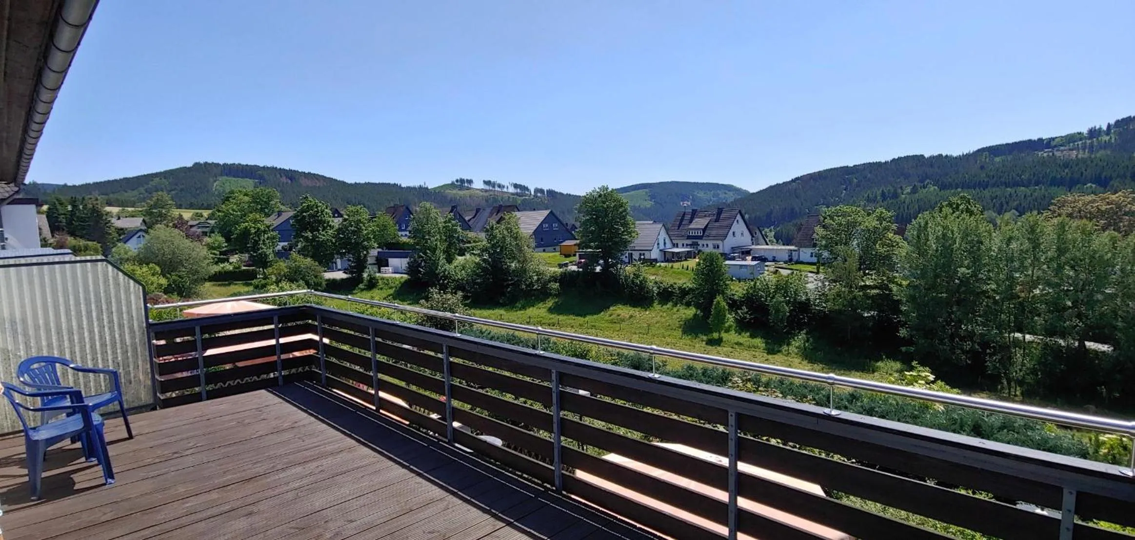Balcony/Terrace in Pension Sauerland