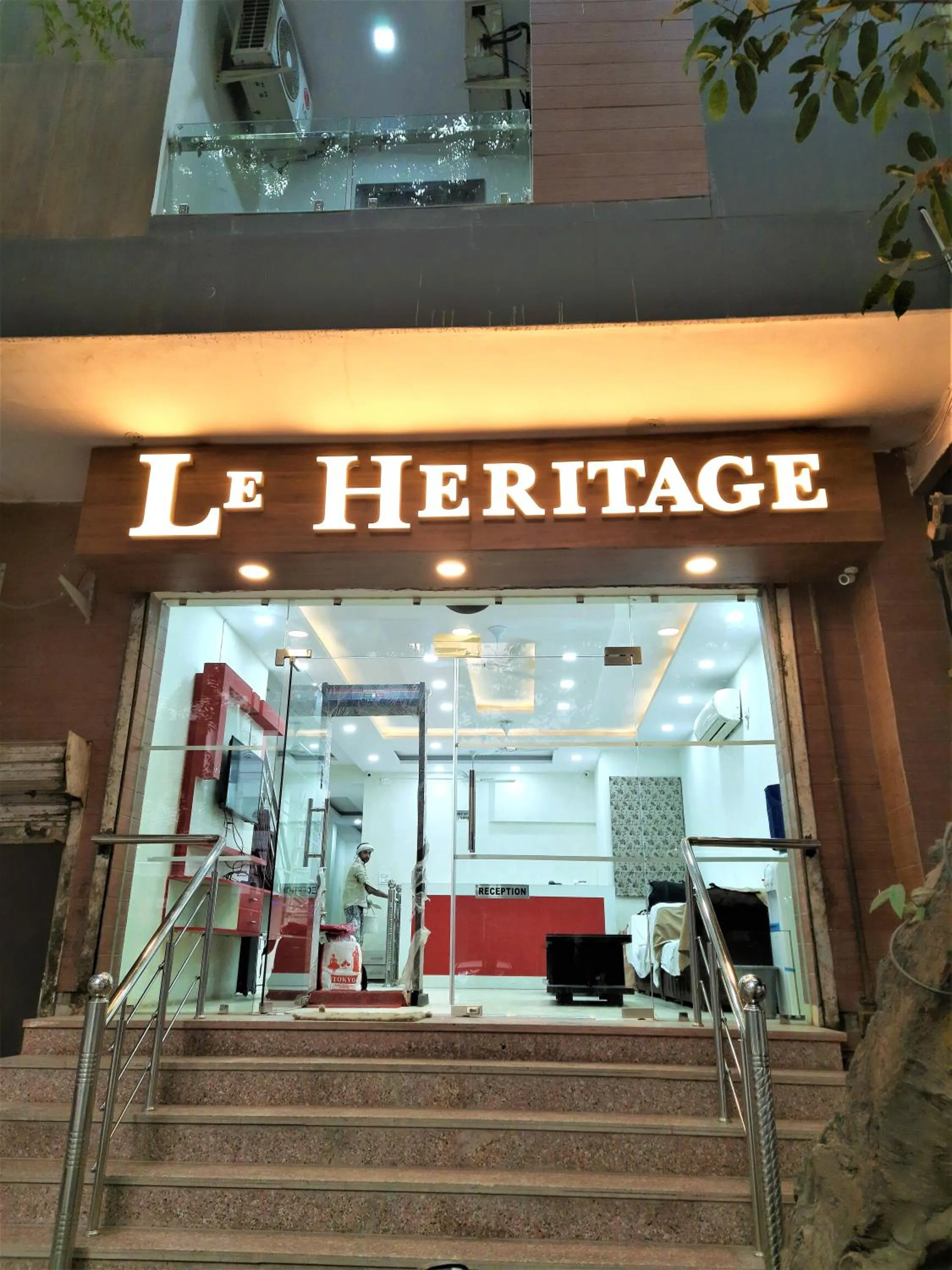 Facade/entrance in Hotel Le Heritage , Nizamudin Railway Station