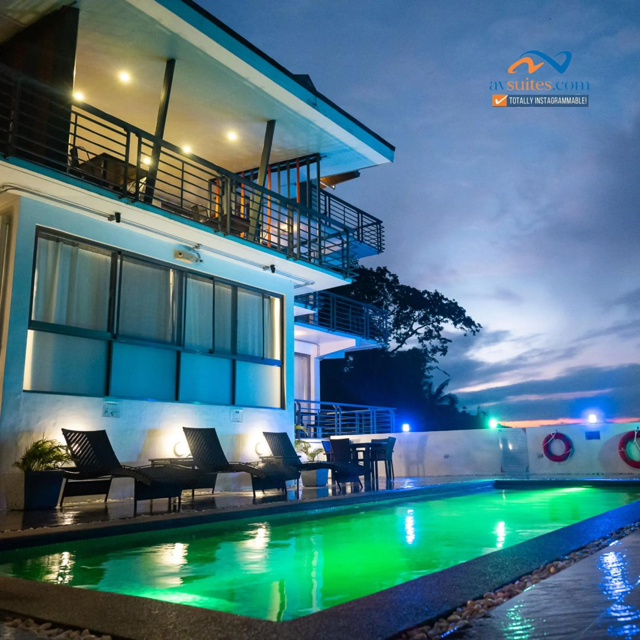 Swimming pool in AV Suites