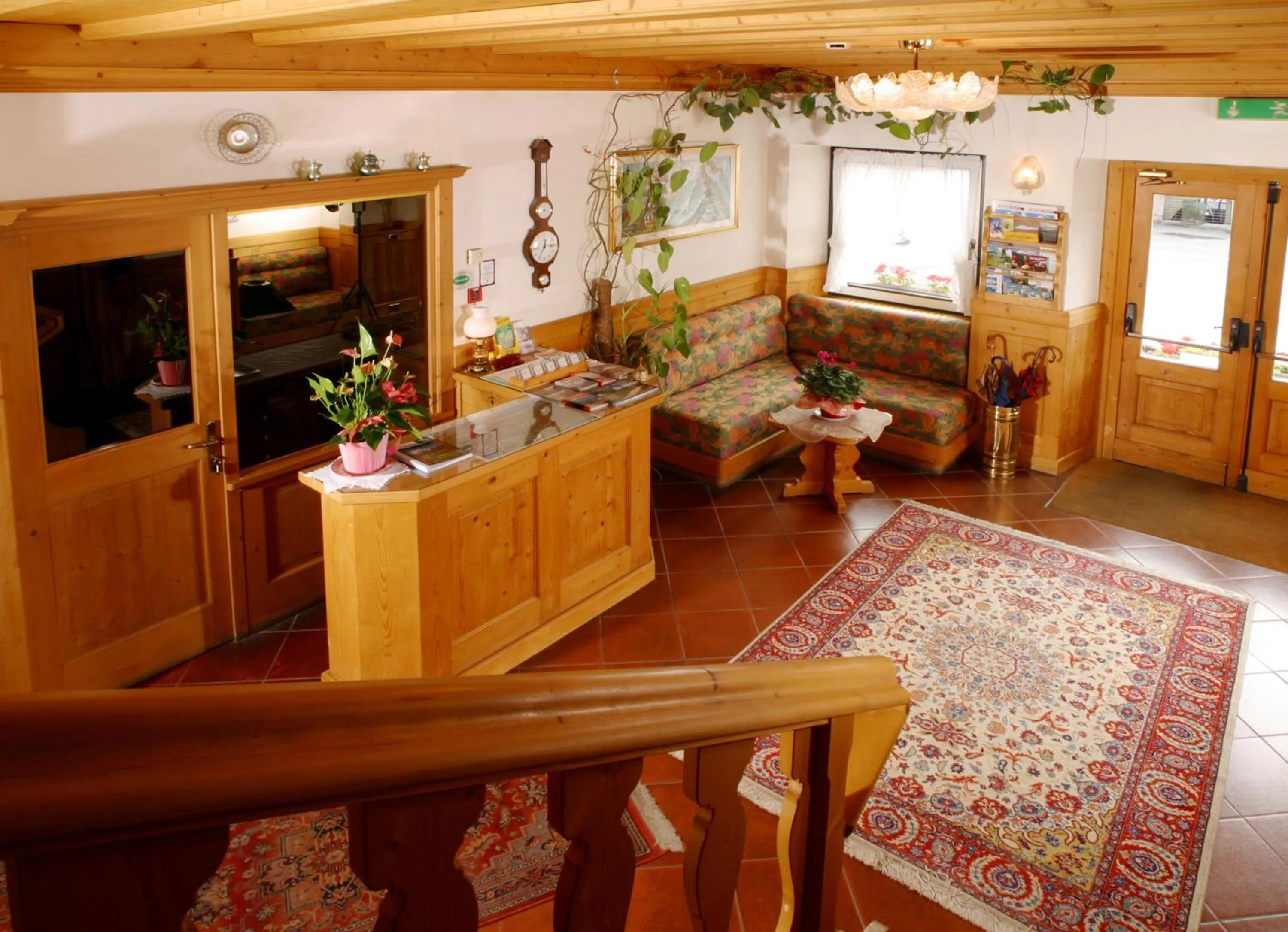 Lobby or reception in Albergo Antelao