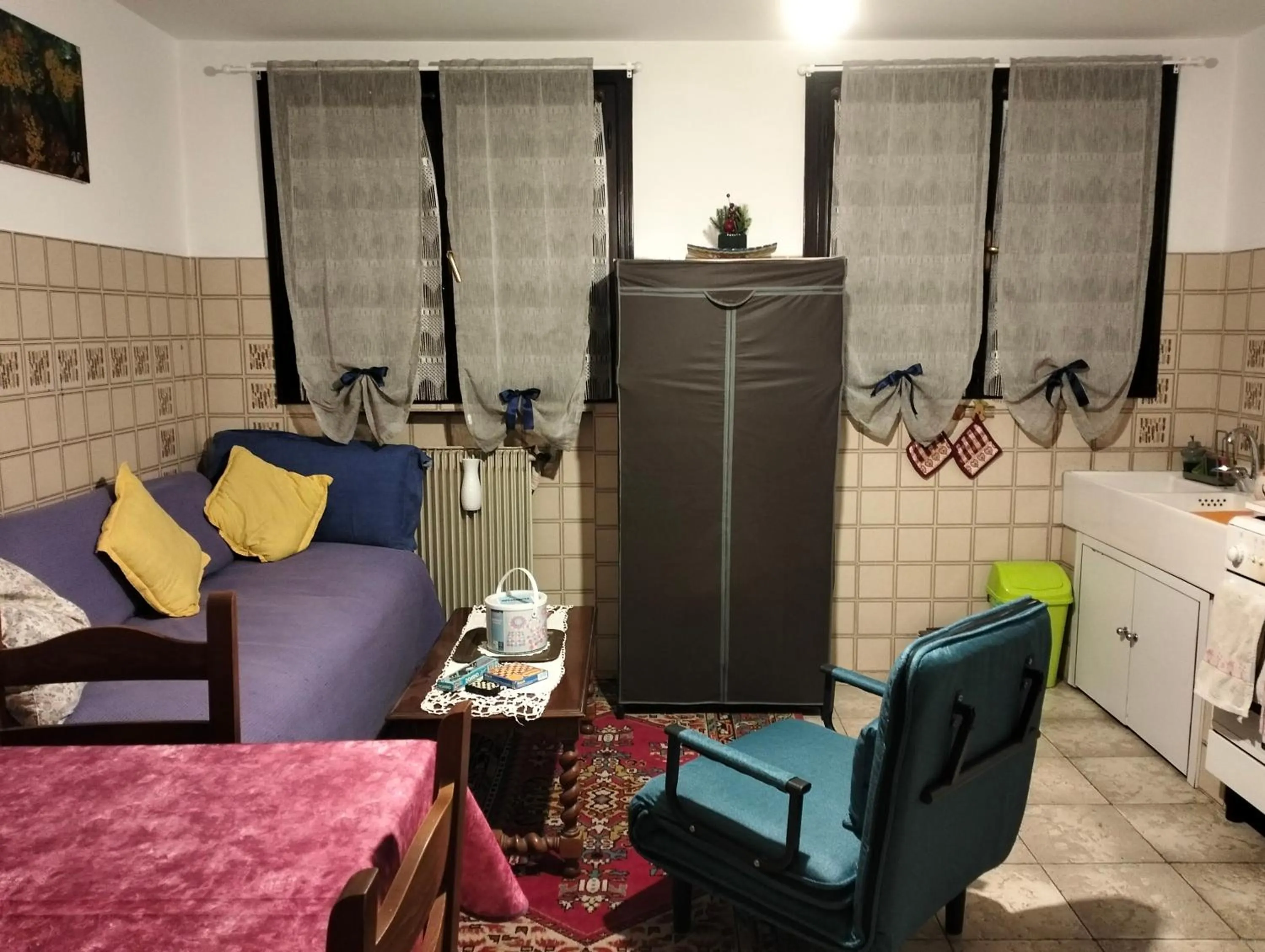 Seating area in Casa Irene