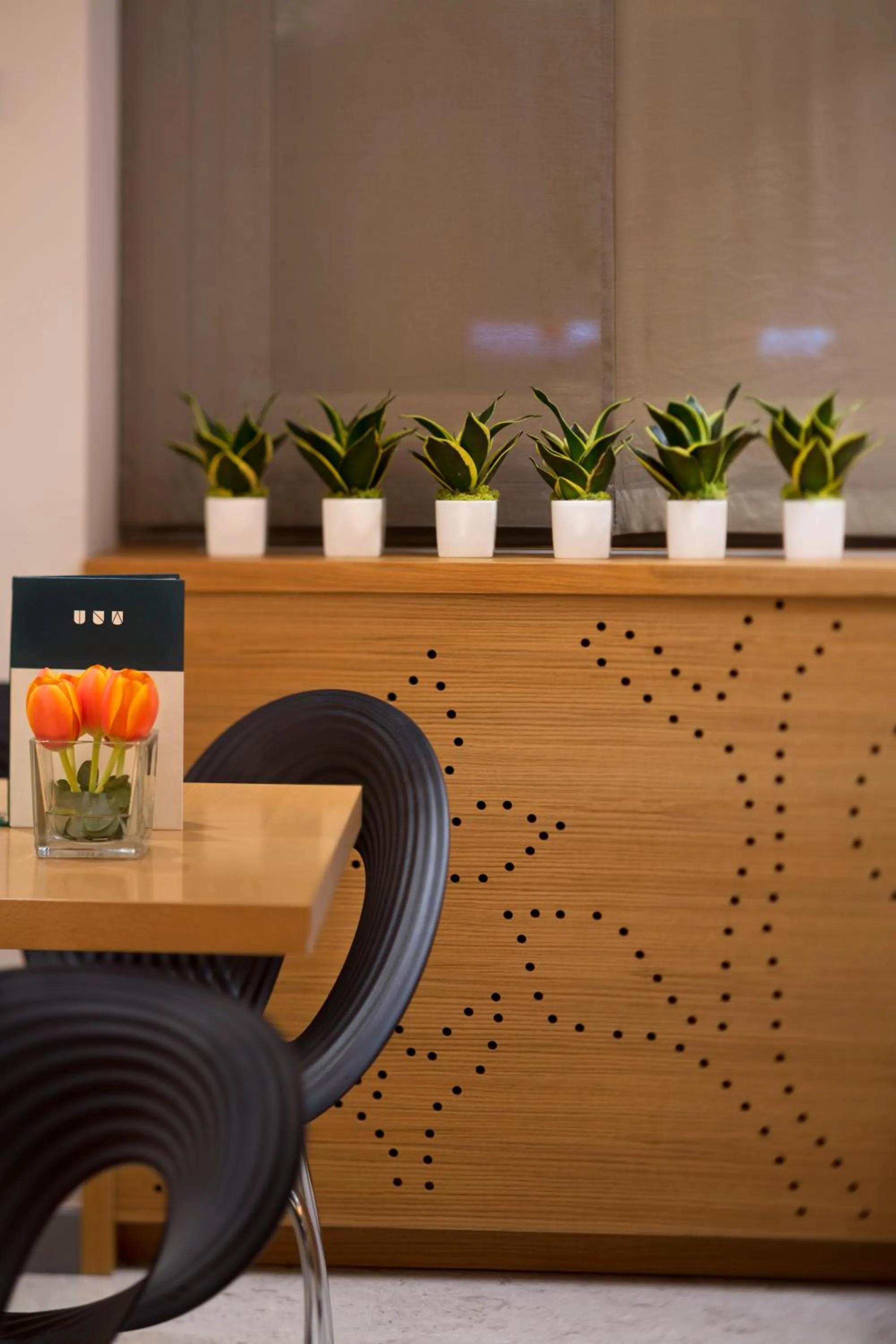 Decorative detail in UNA Hotels Mediterraneo Milano