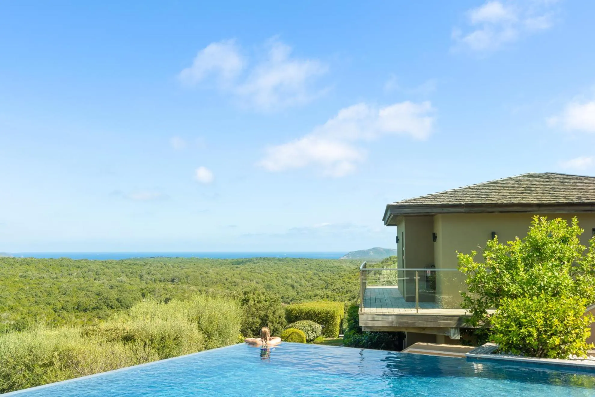 Natural landscape in Hôtel Version Maquis Santa Manza