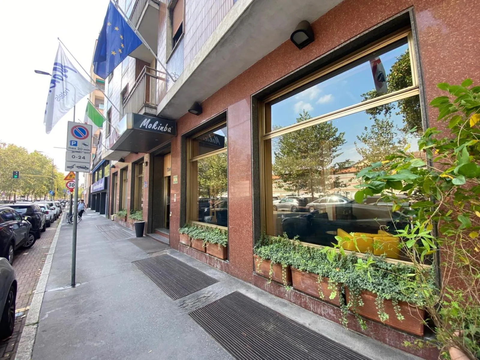 Property building in Mokinba Hotels Sant'Ambroeus