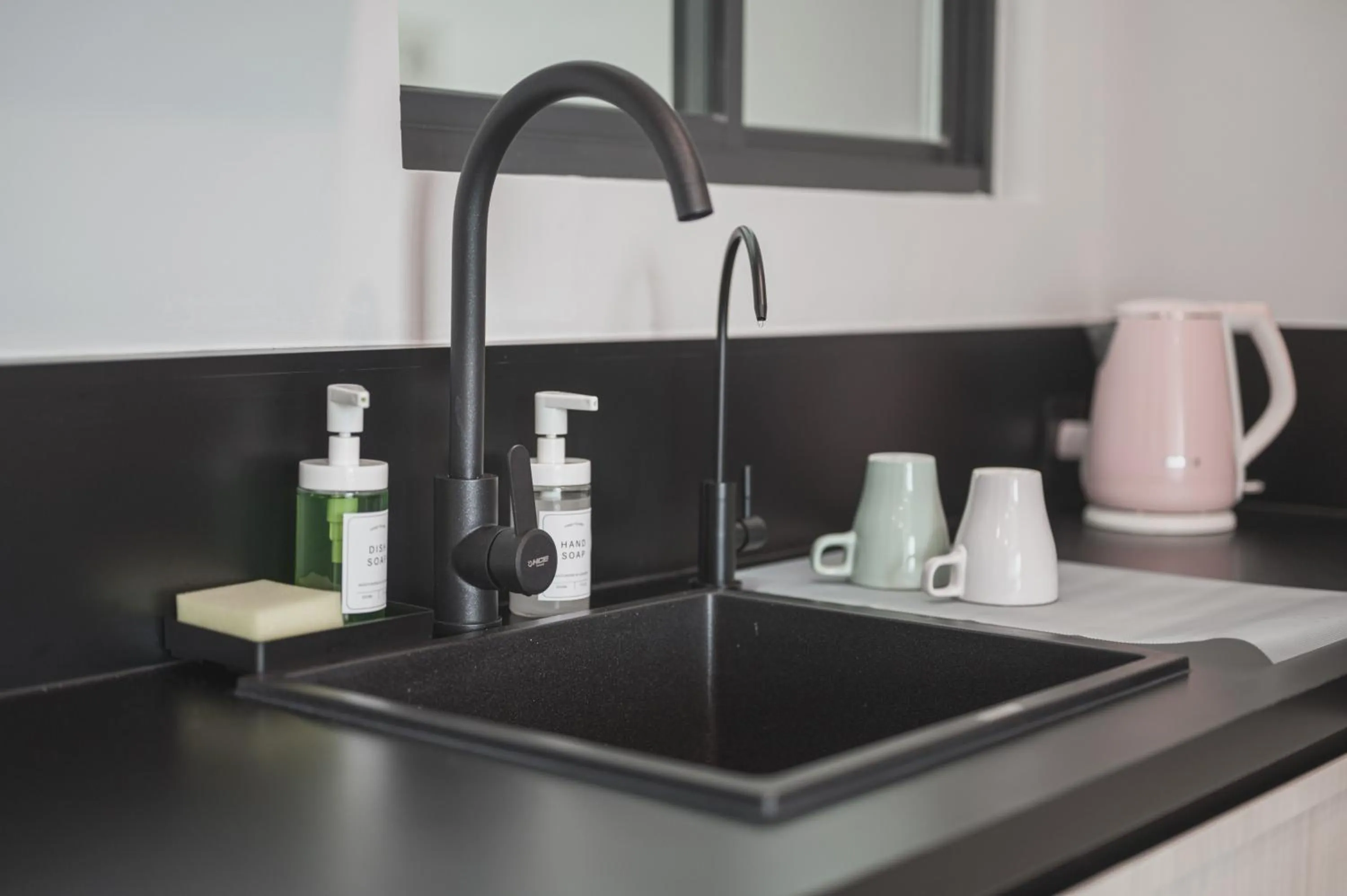 Kitchen or kitchenette in Greenfield Residence Bandar Sunway by Airhost