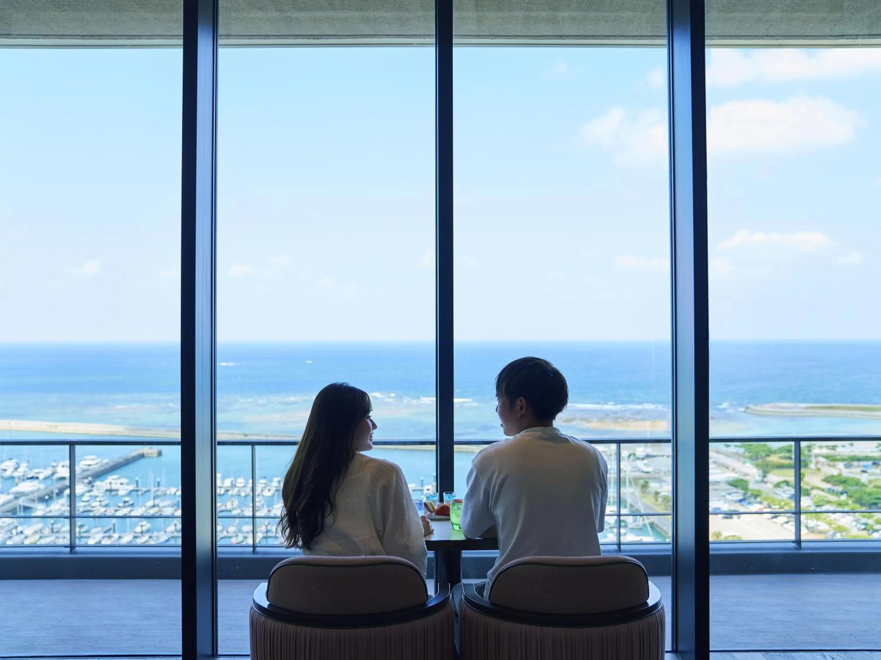 Lounge or bar in Okinawa Prince Hotel Ocean View Ginowan