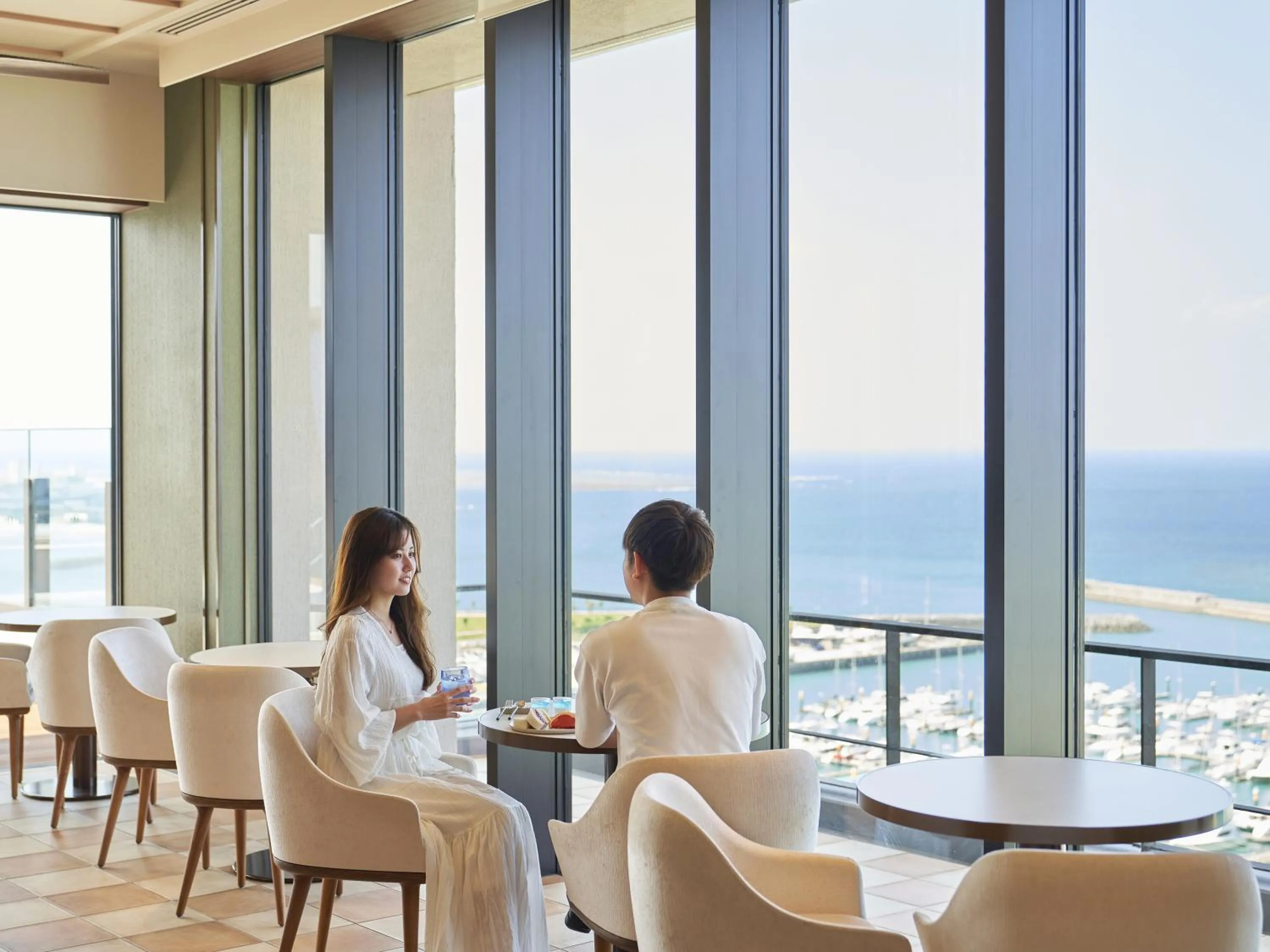 Lounge or bar in Okinawa Prince Hotel Ocean View Ginowan