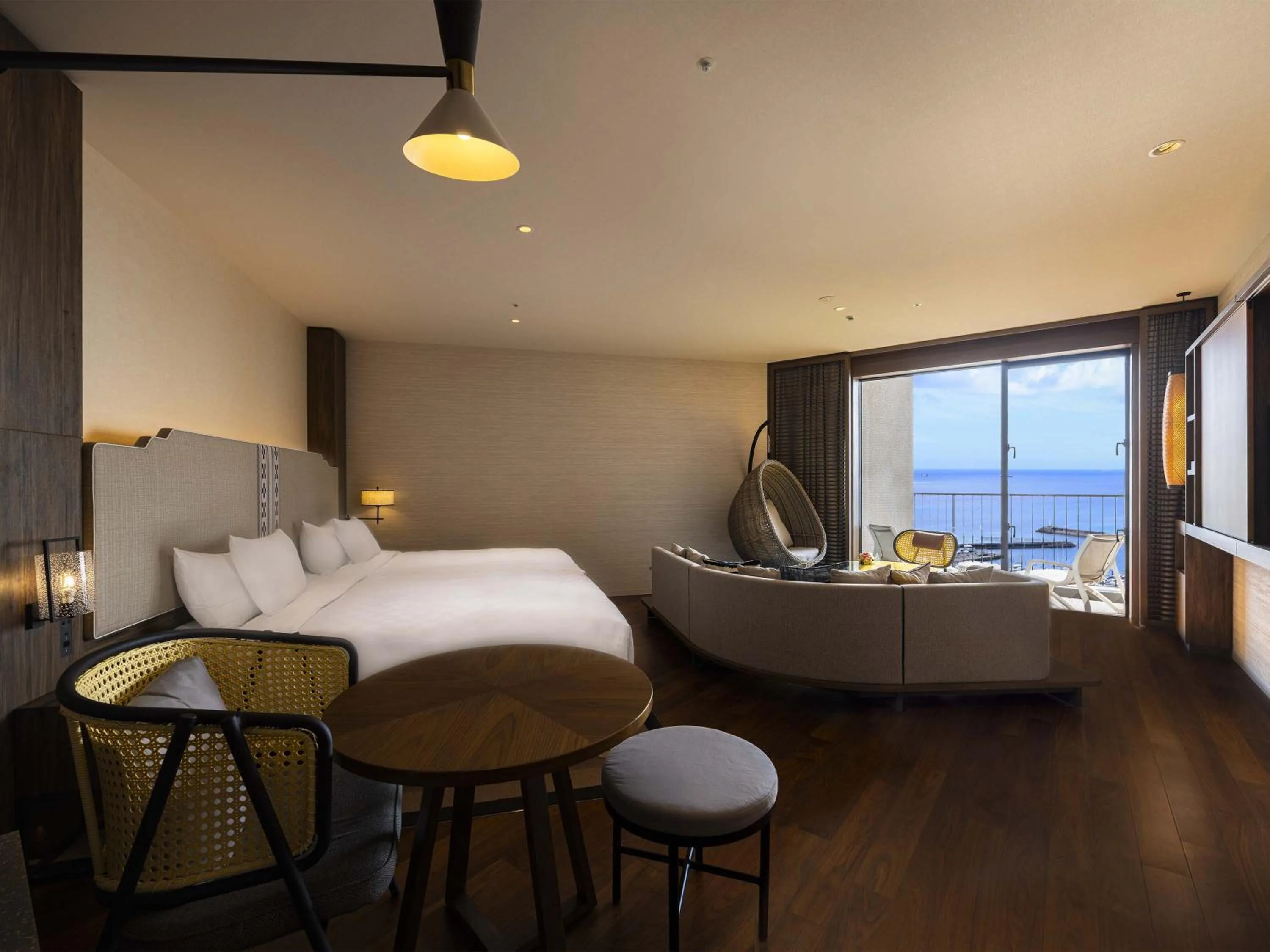 Bed in Okinawa Prince Hotel Ocean View Ginowan