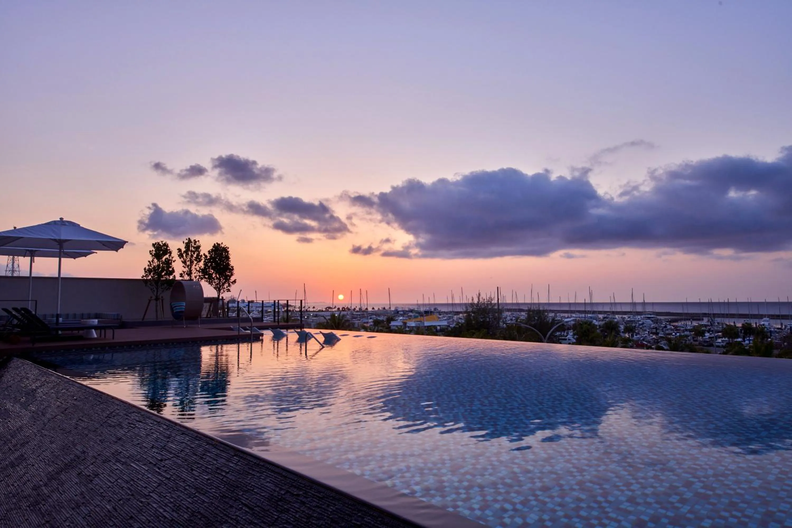 Swimming pool in Okinawa Prince Hotel Ocean View Ginowan