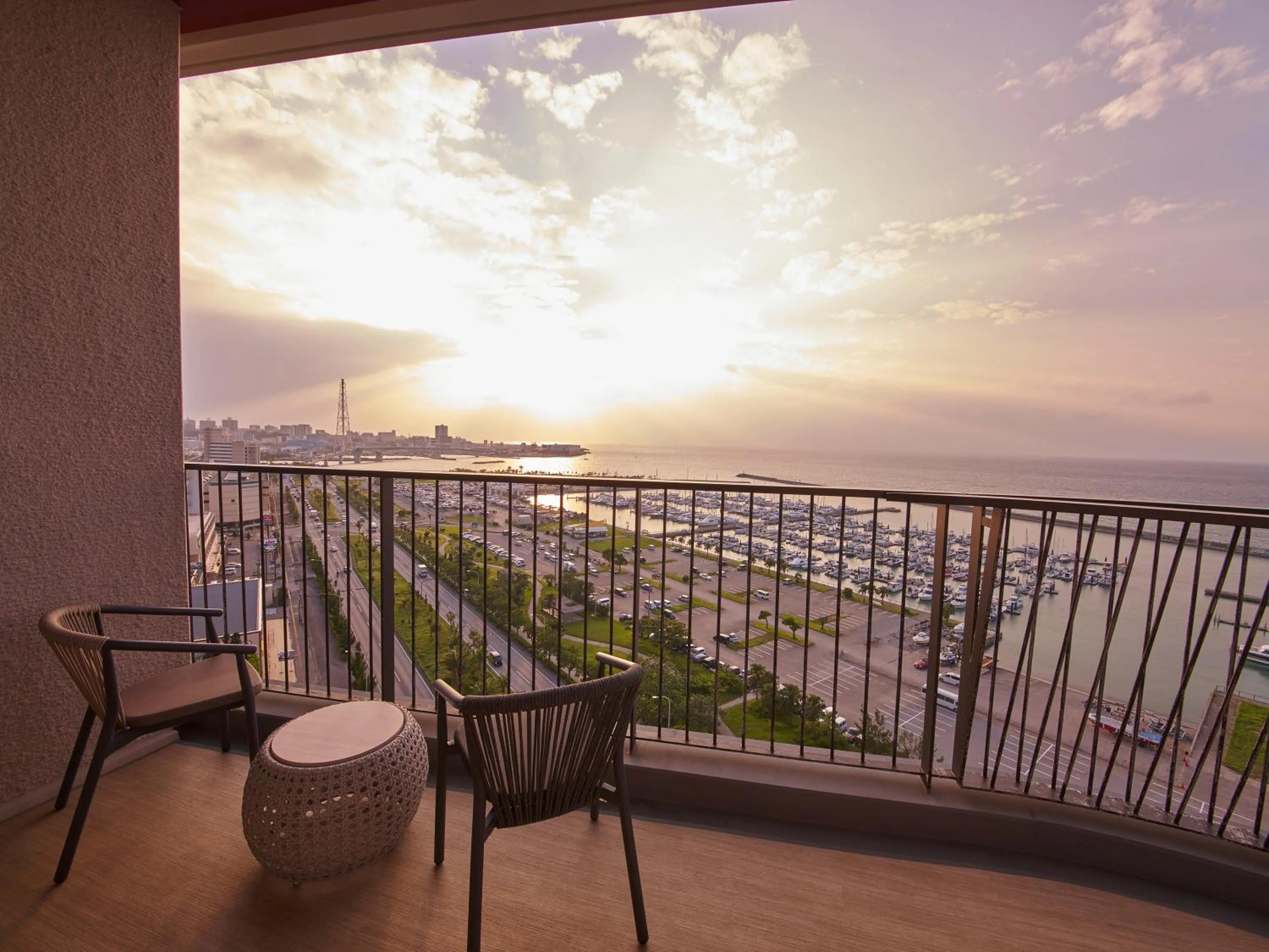 Balcony/Terrace in Okinawa Prince Hotel Ocean View Ginowan