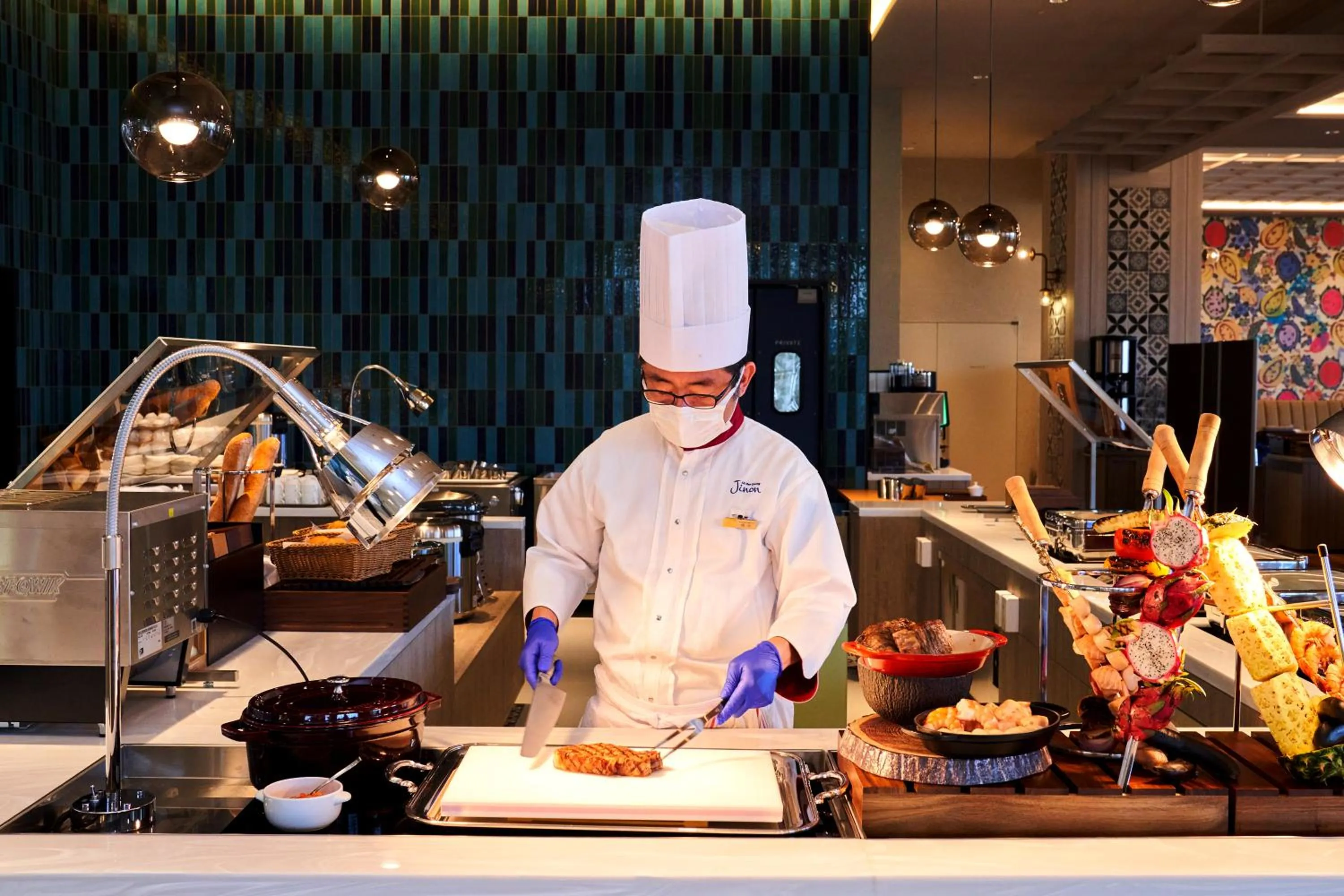 Staff in Okinawa Prince Hotel Ocean View Ginowan