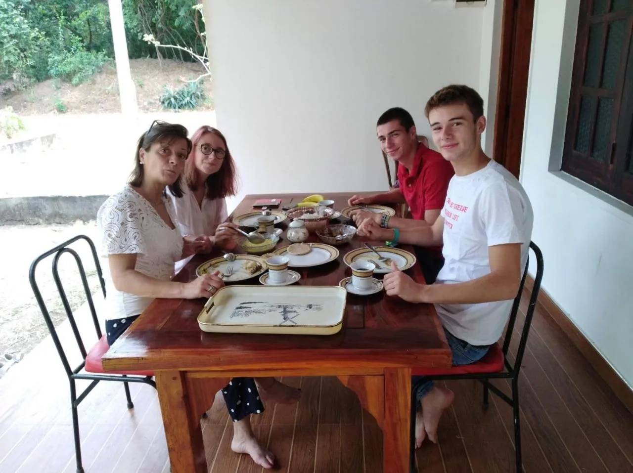 People in Deer Garden Guest