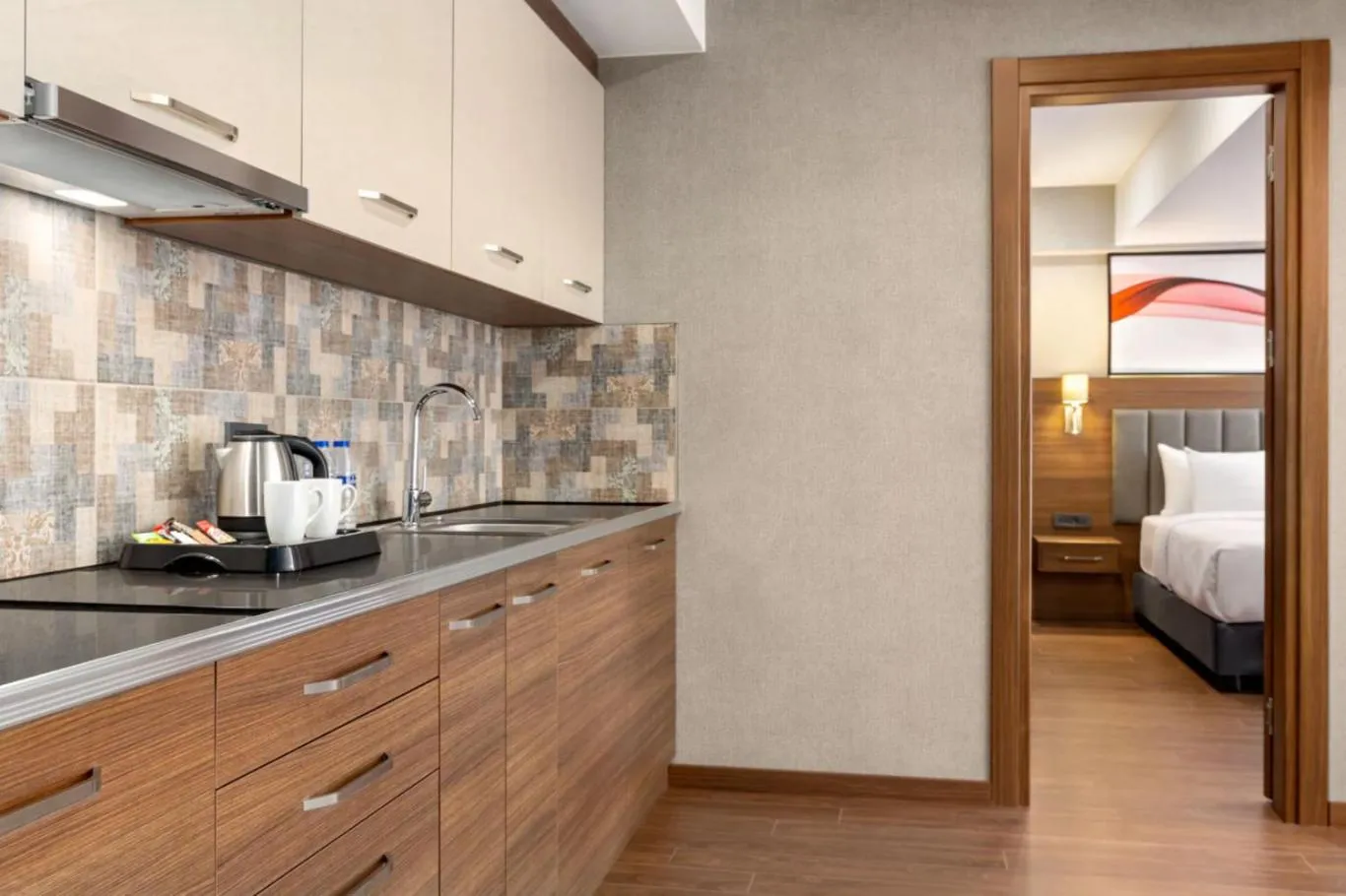 Coffee/tea facilities, Bed in Ramada by Wyndham Adiyaman