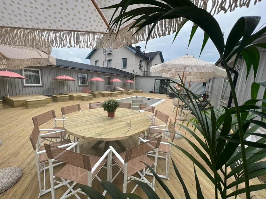 Patio in Hotell Gästis Tierp