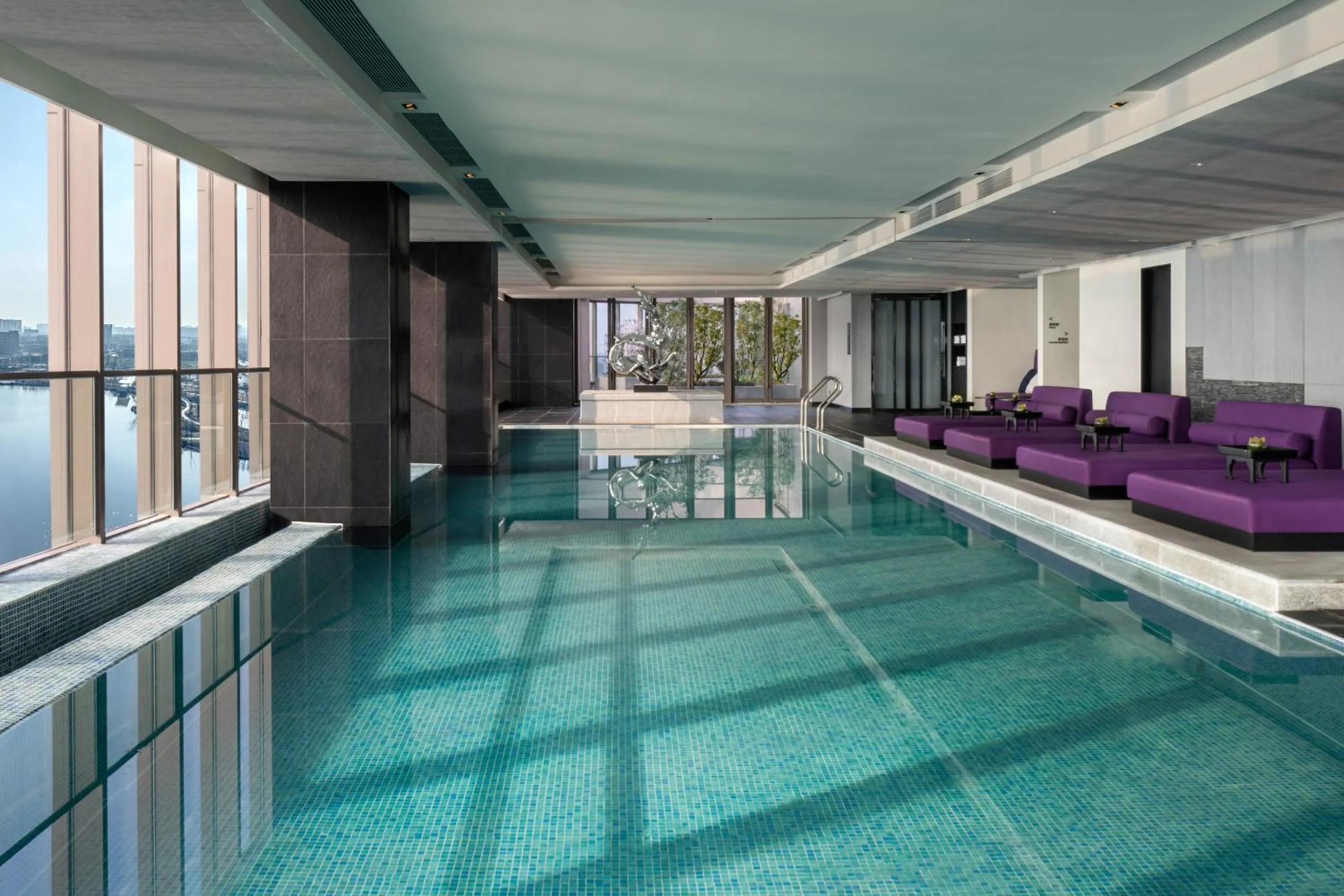 Swimming pool in Hyatt Centric Lakeside Ningbo