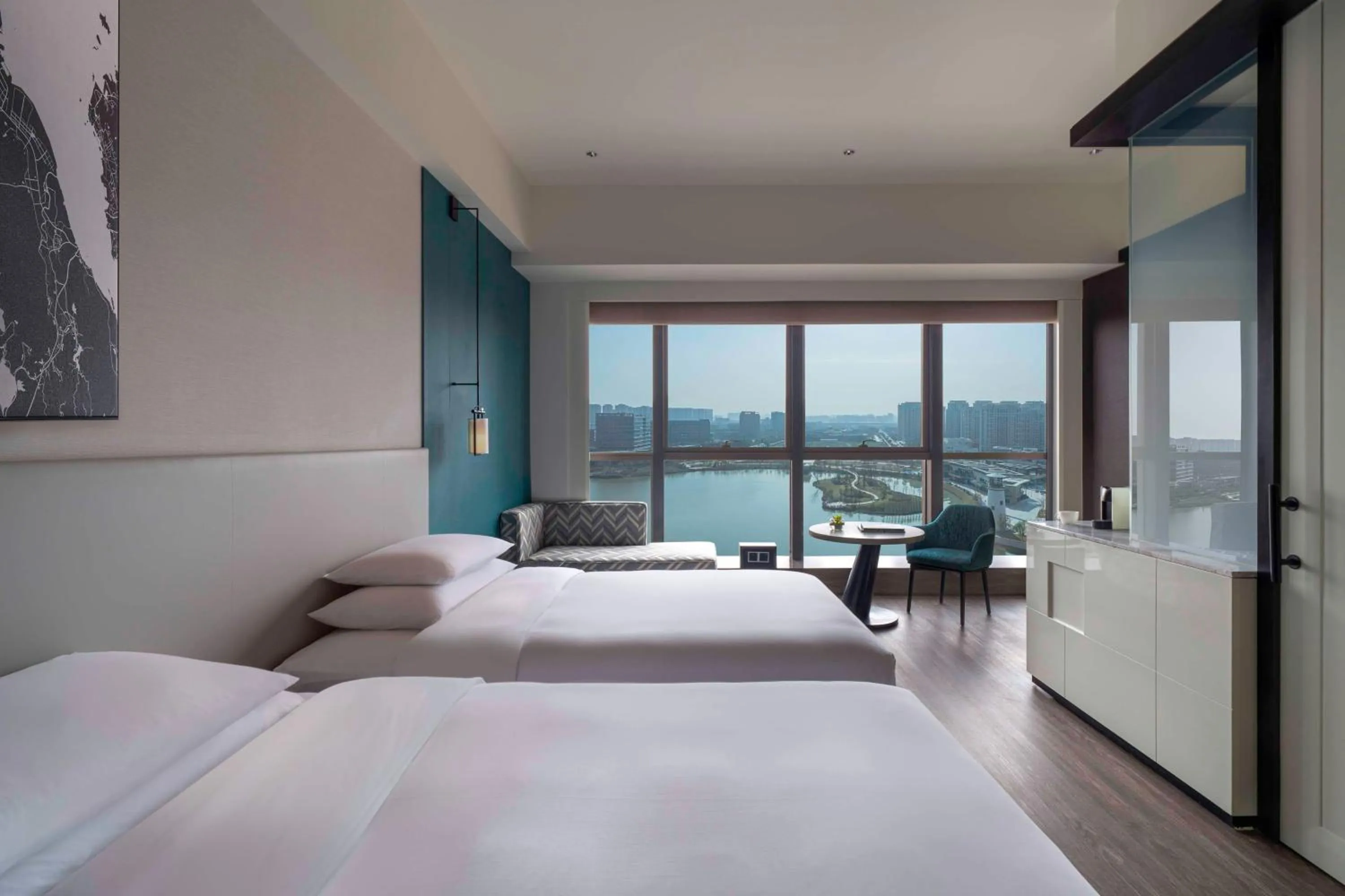 Bedroom, Bed in Hyatt Centric Lakeside Ningbo