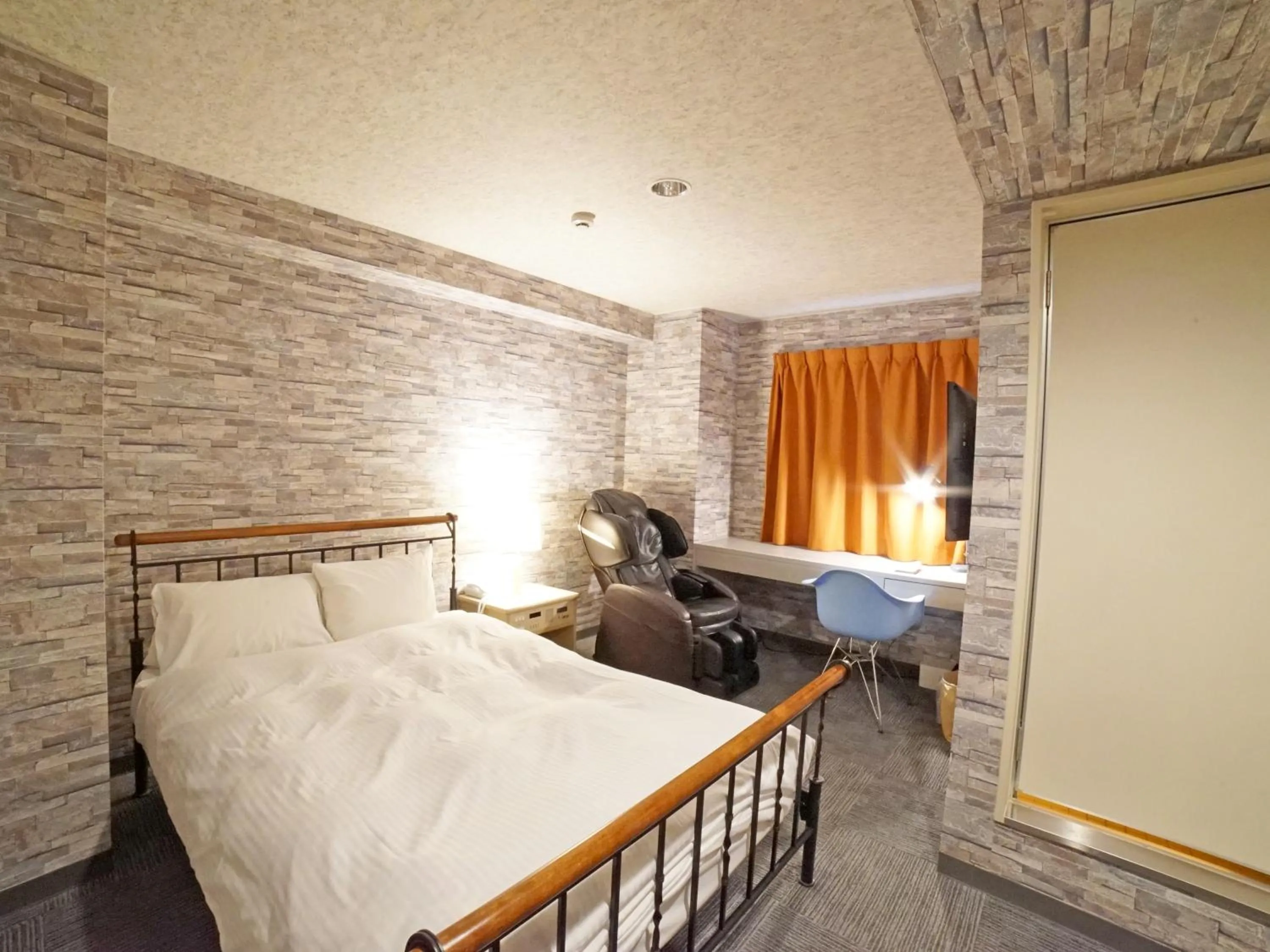 Bed in Hotel AreaOne Takamatsu City