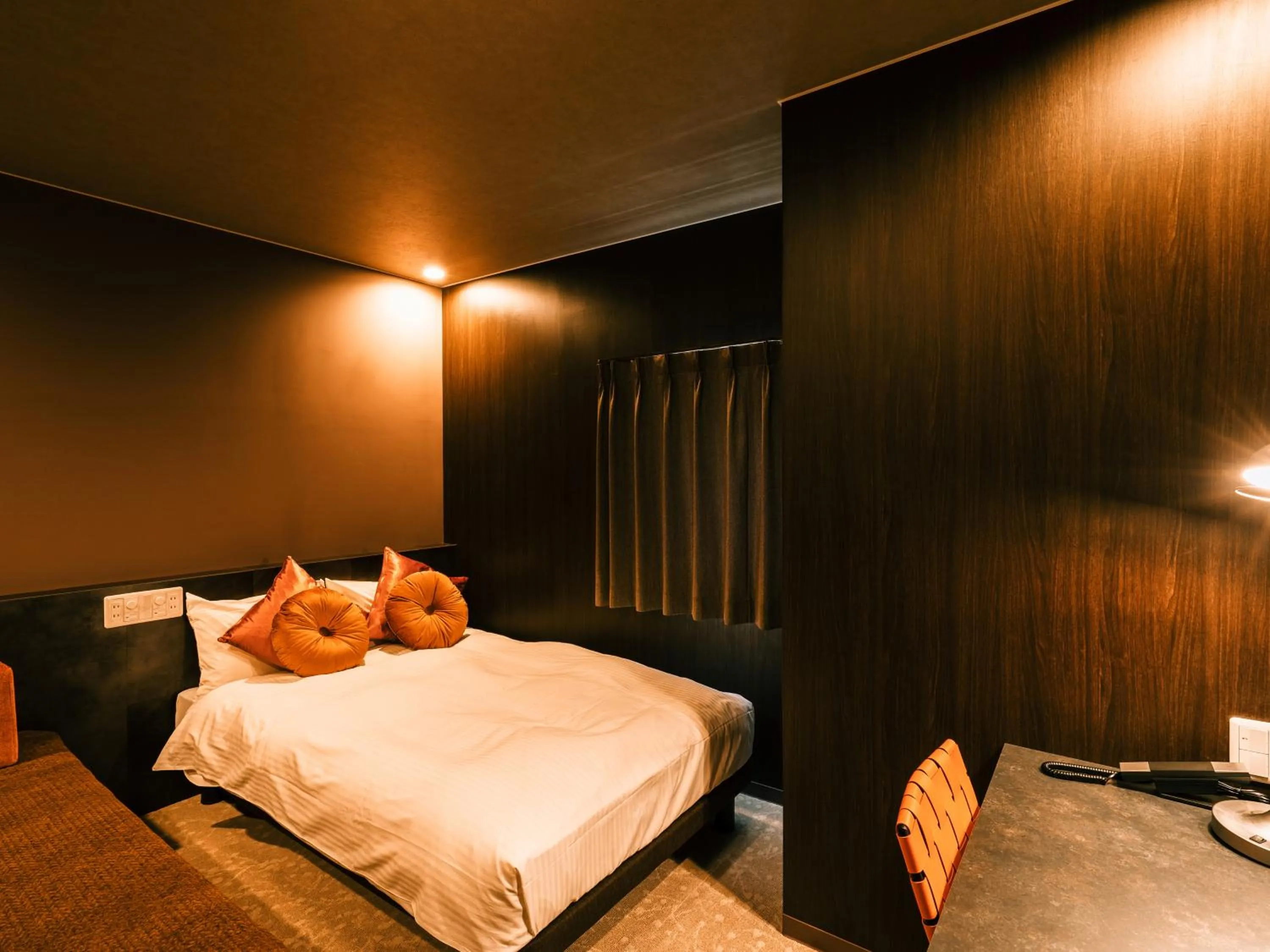 Bed in Hotel AreaOne Takamatsu City