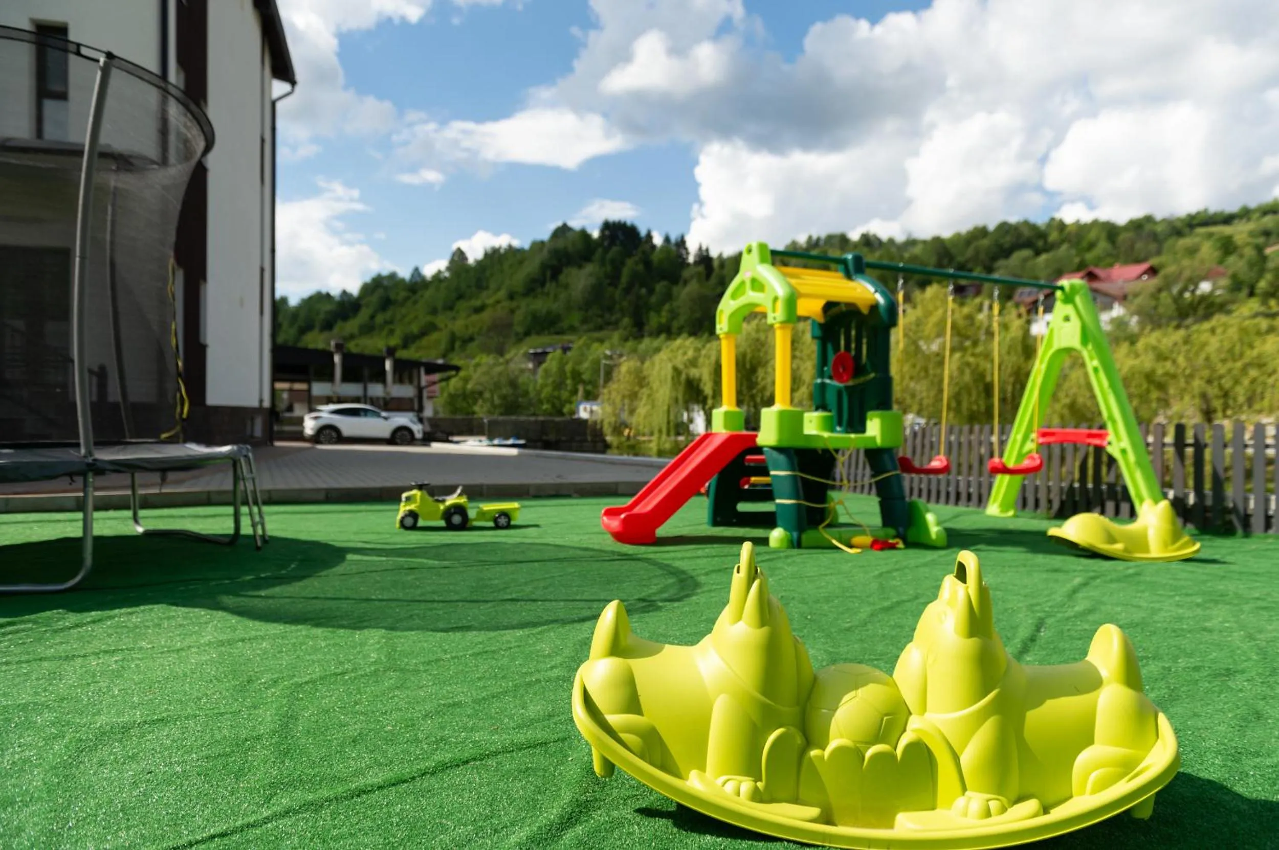 Children play ground in Complex Pescăresc Gura Repezii Borșa