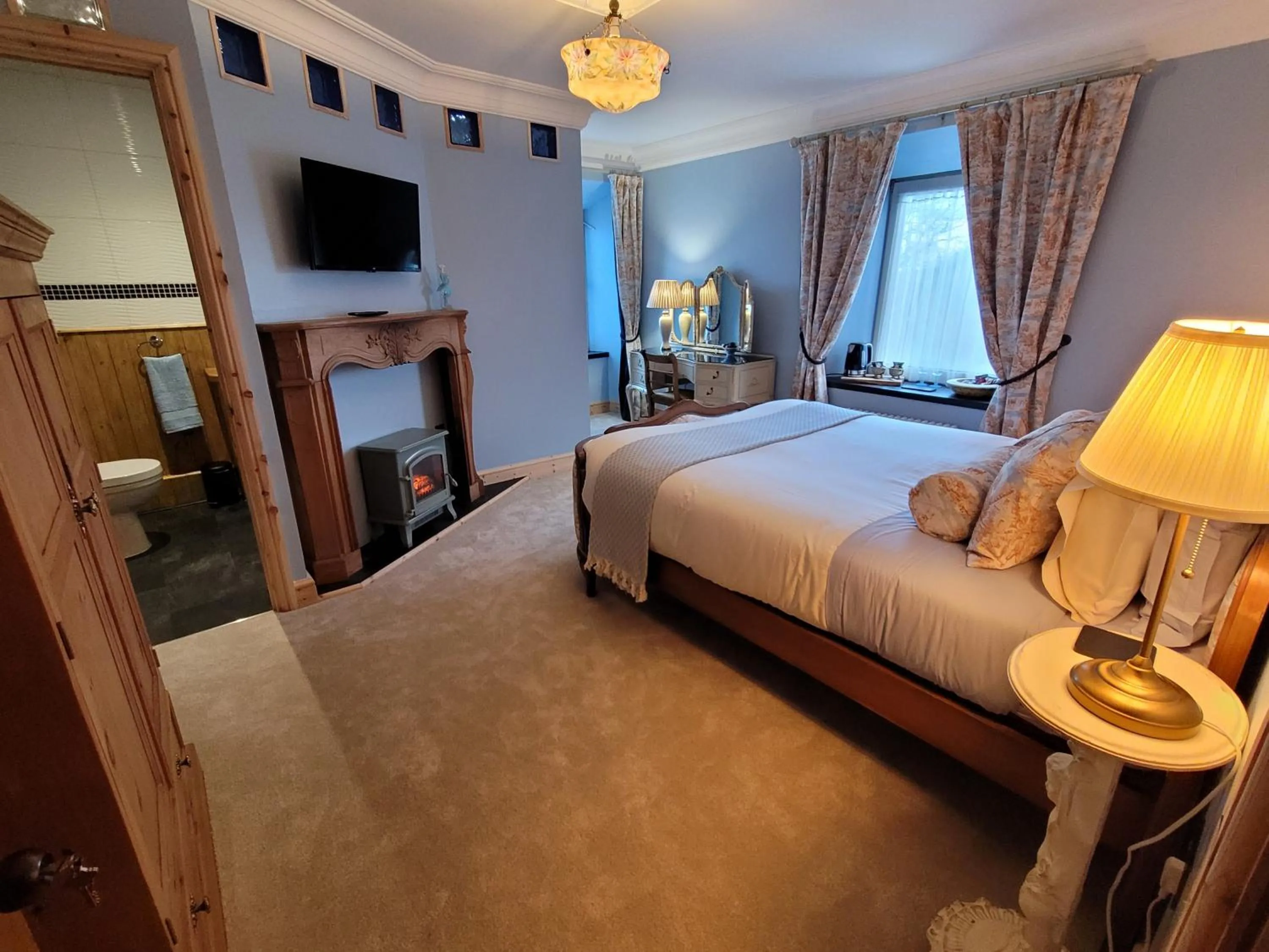 Photo of the whole room, Bed in Hideaway Escapes, Farmhouse B&B & Holiday Home, Ideal family stay or Romantic break, Friendly animals on our smallholding in beautiful Pembrokeshire setting close to Narberth