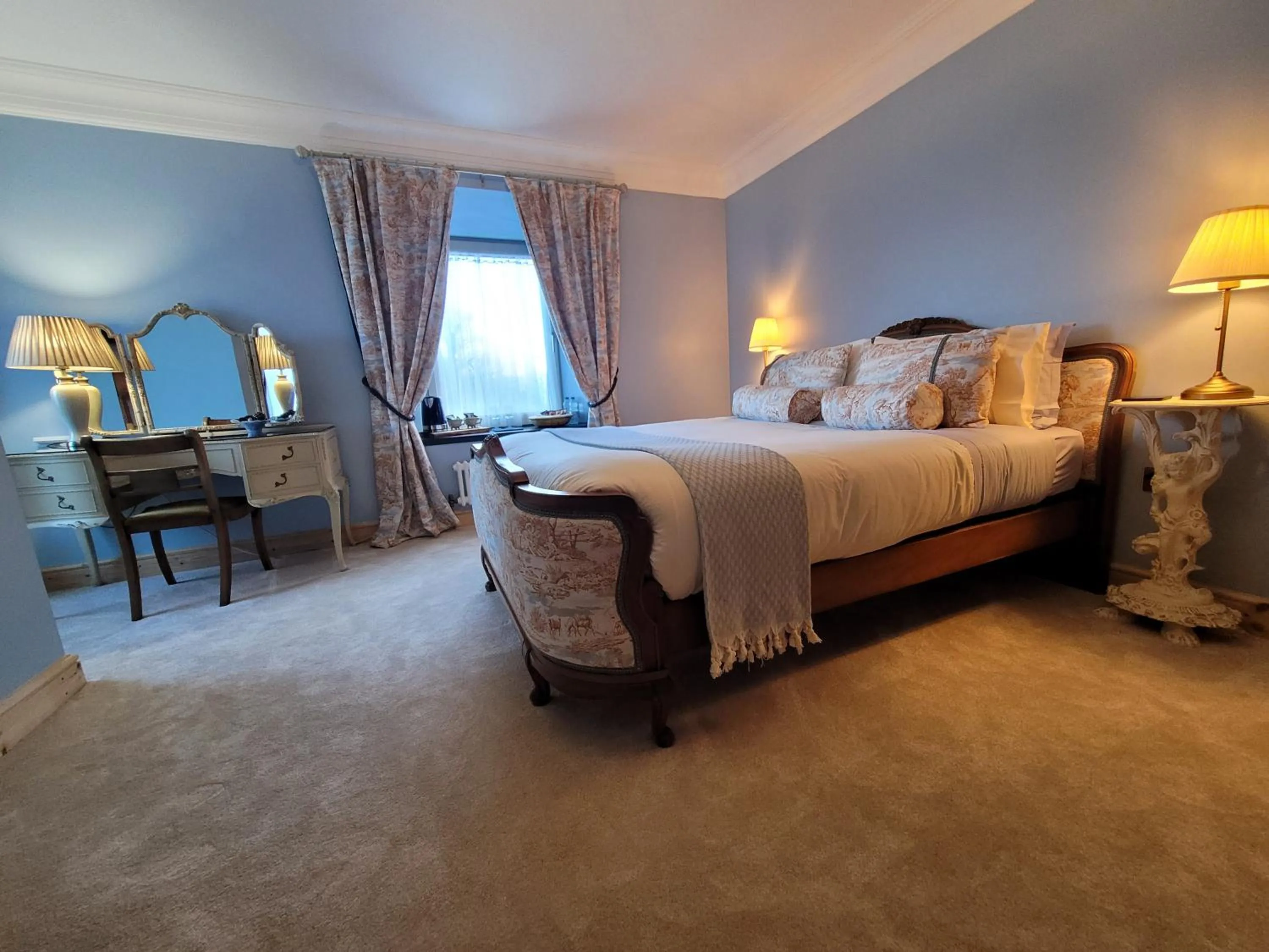 Bed in Hideaway Escapes, Farmhouse B&B & Holiday Home, Ideal family stay or Romantic break, Friendly animals on our smallholding in beautiful Pembrokeshire setting close to Narberth