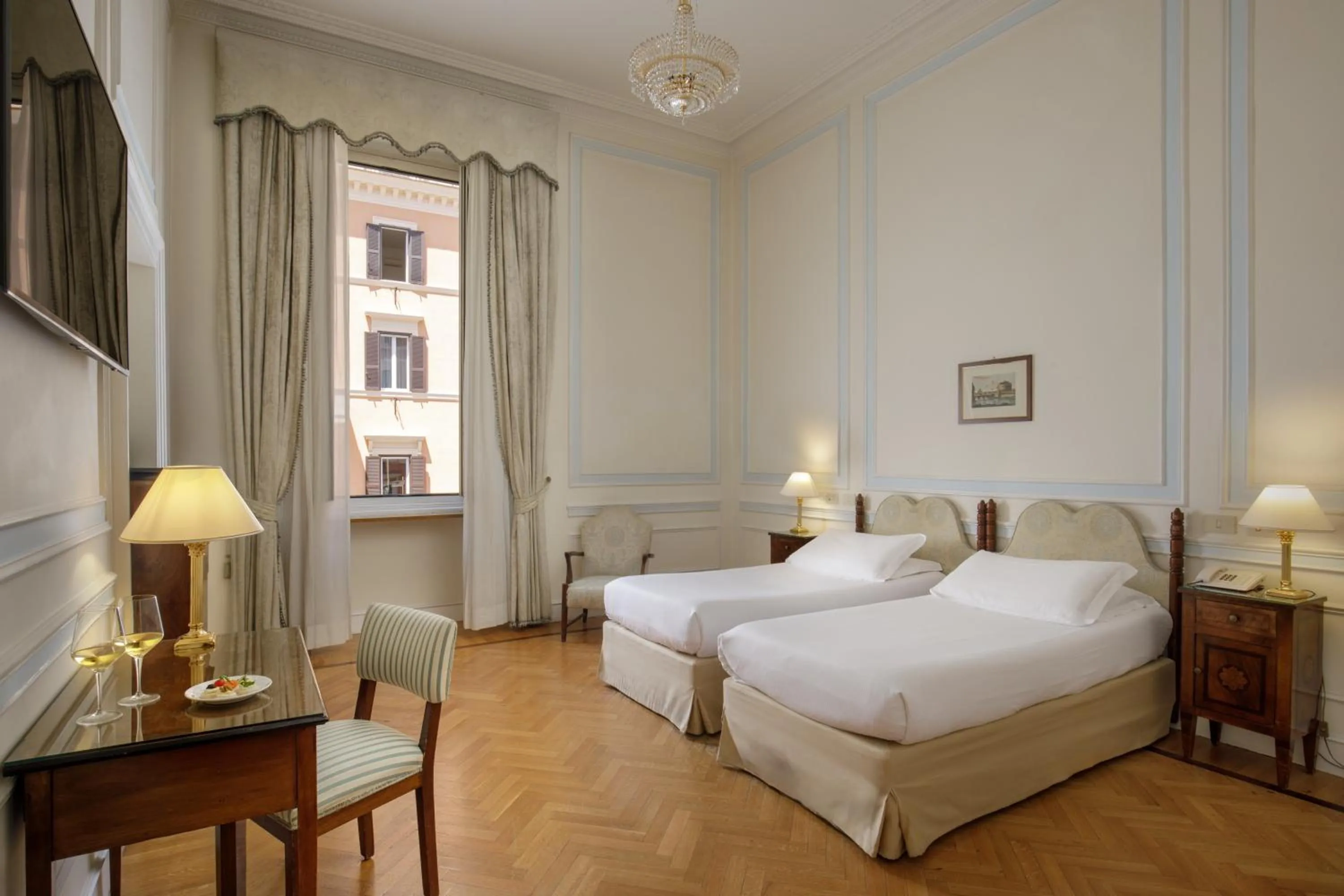 Bedroom, Bed in Hotel Quirinale