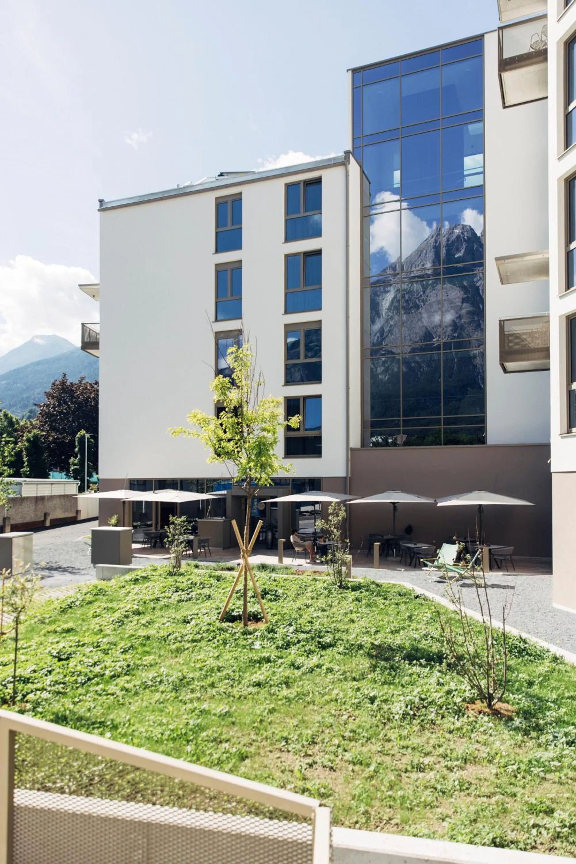 Property building in harry's home Telfs hotel & apartments