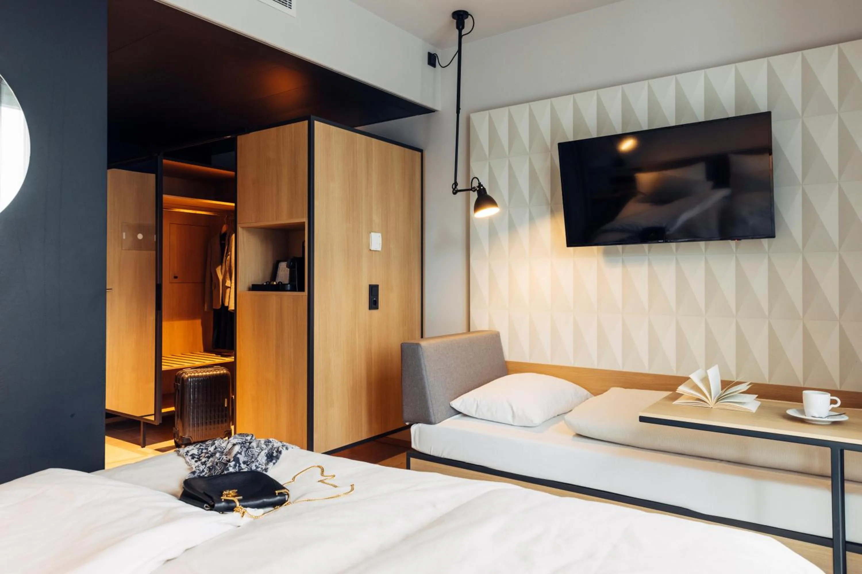 Photo of the whole room, Bed in harry's home Telfs hotel & apartments