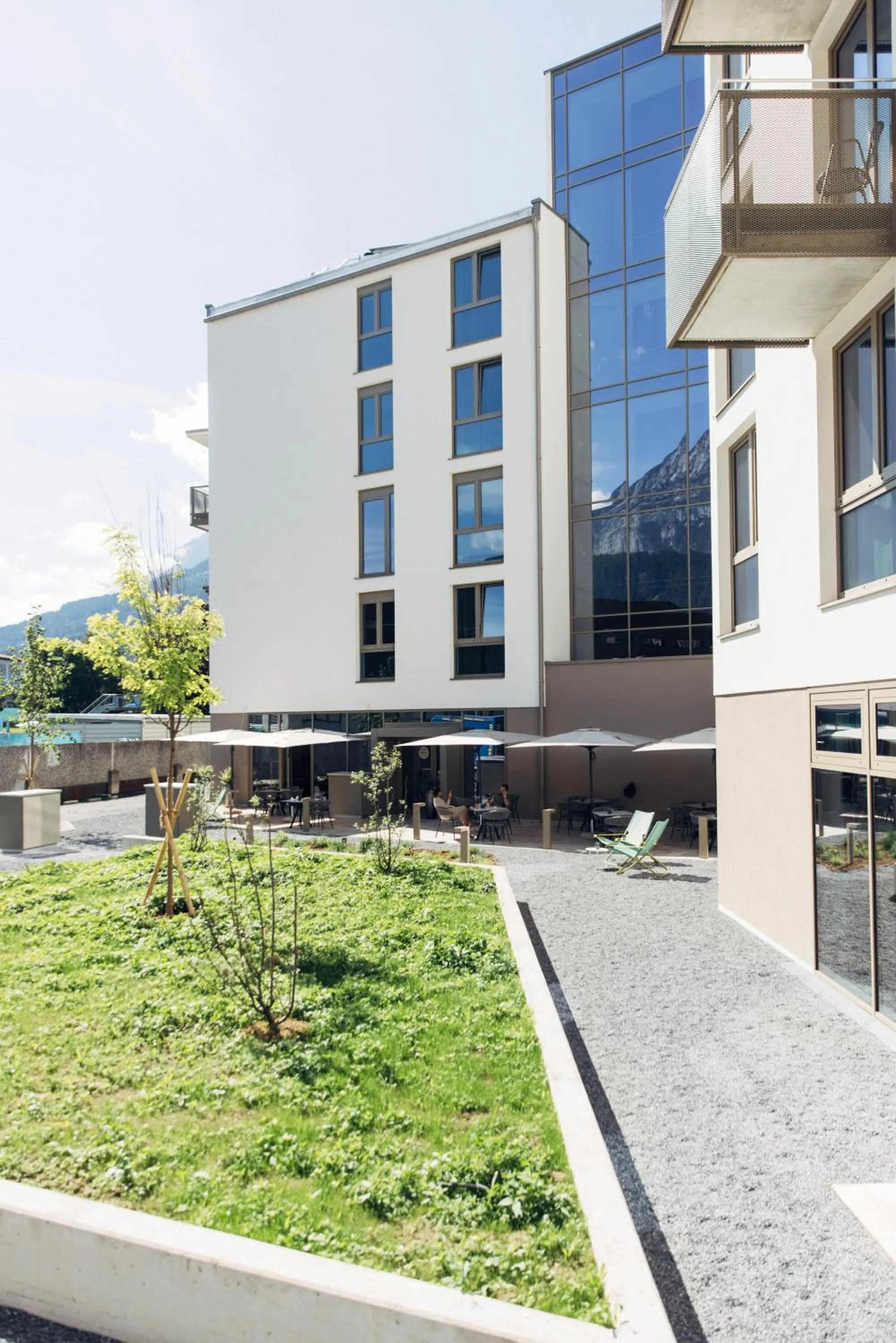 Property building in harry's home Telfs hotel & apartments