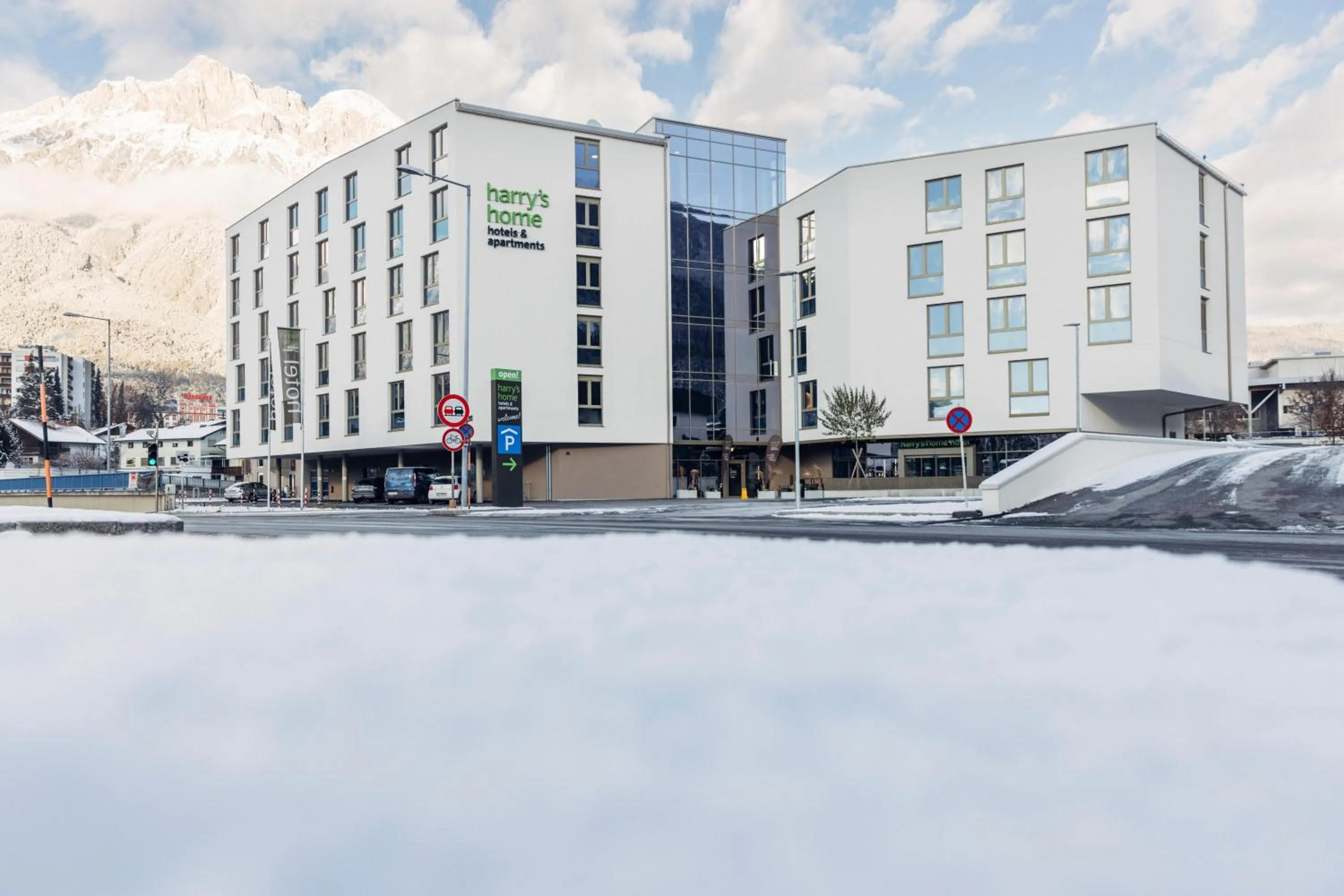 Property building in harry's home Telfs hotel & apartments