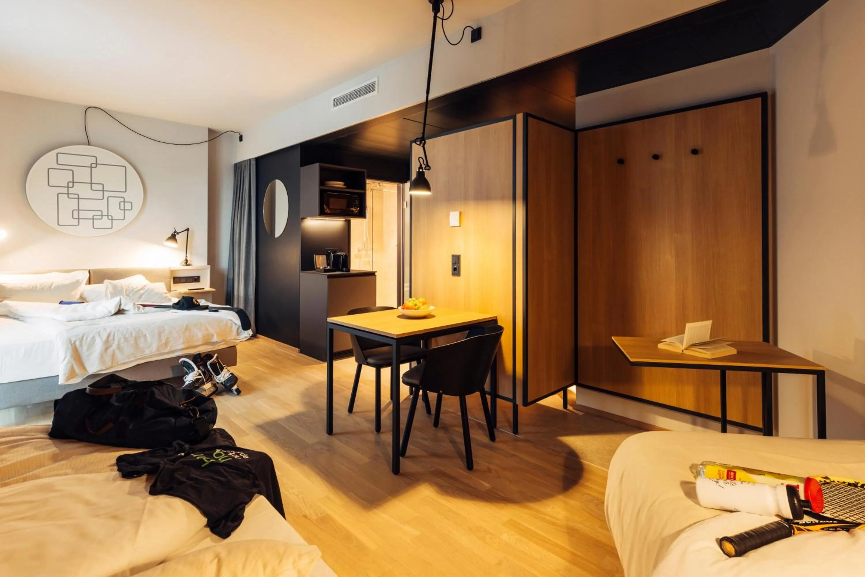 Photo of the whole room, Bed in harry's home Telfs hotel & apartments