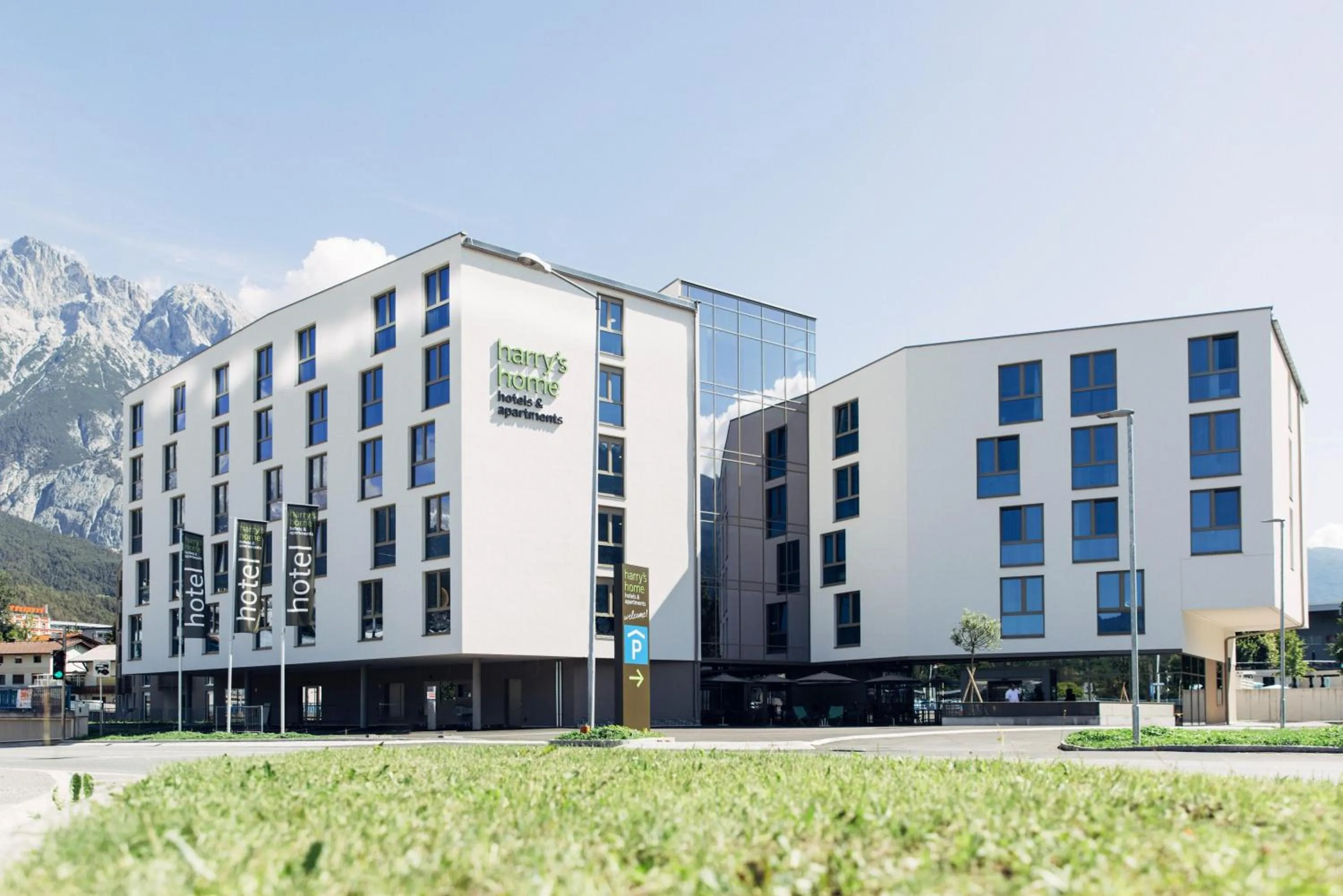 Property building in harry's home Telfs hotel & apartments