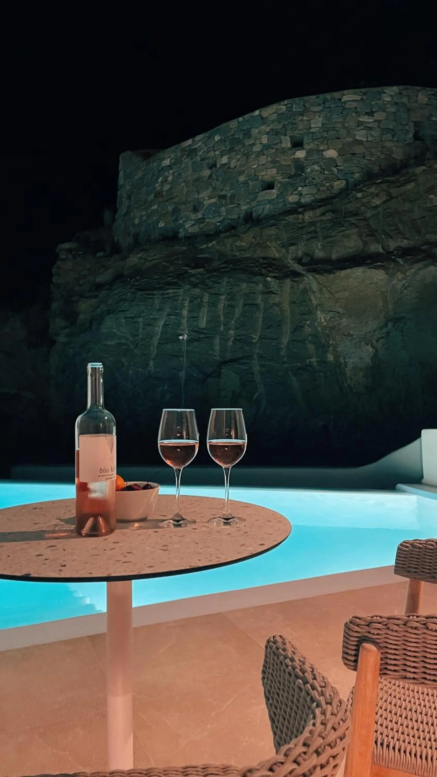 Night in Arocaria Mykonos