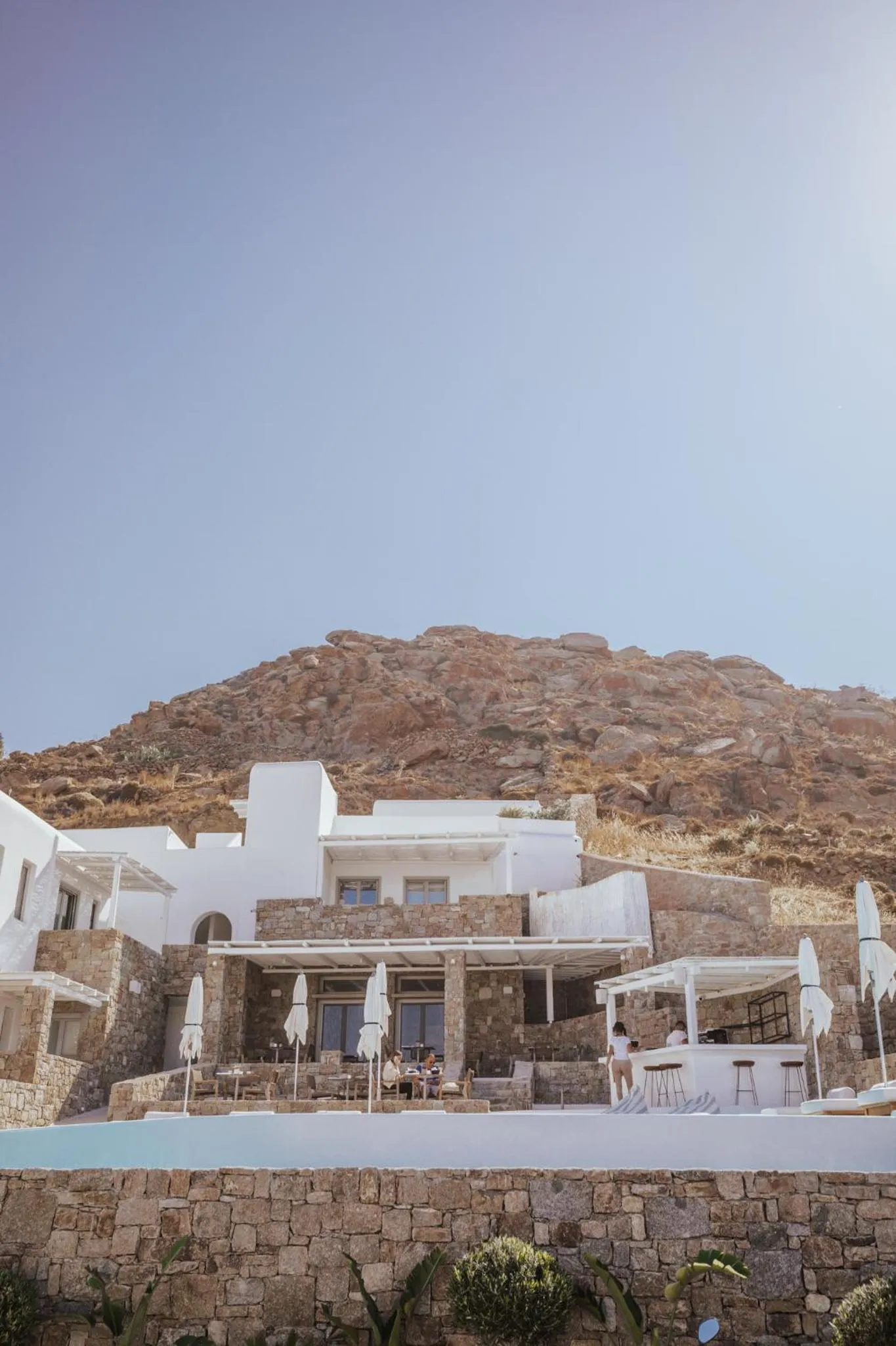 Property building in Arocaria Mykonos