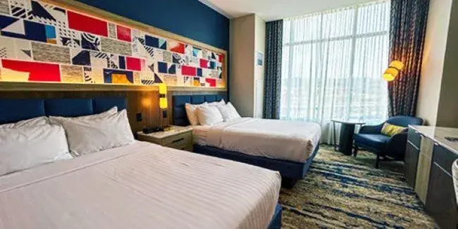 Queen Room with Two Queen Beds in The Landing Hotel at Rivers Casino Pittsburgh Queen Room with Two Queen Beds in The Landing Hotel at Rivers Casino Pittsburgh