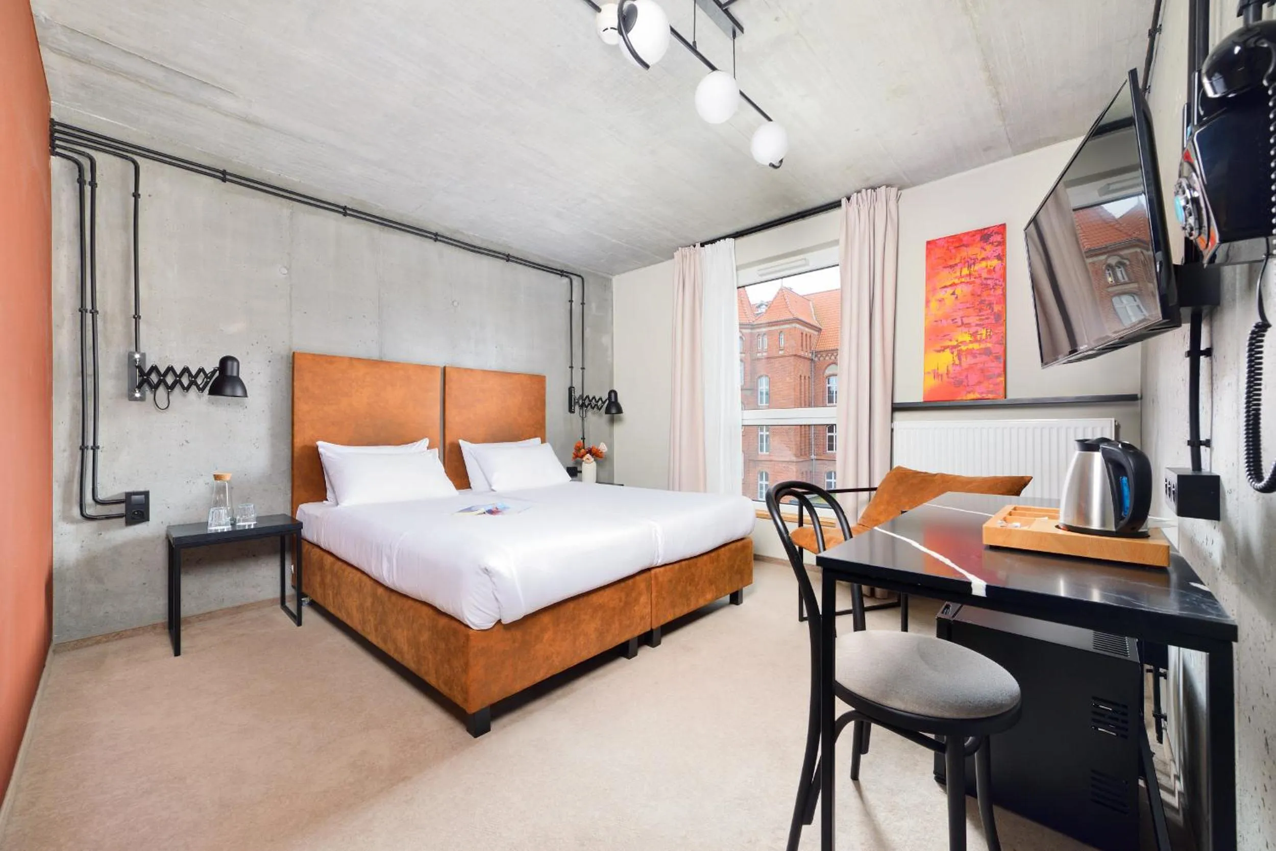 Bed in ARCHE Dwór Uphagena Gdańsk