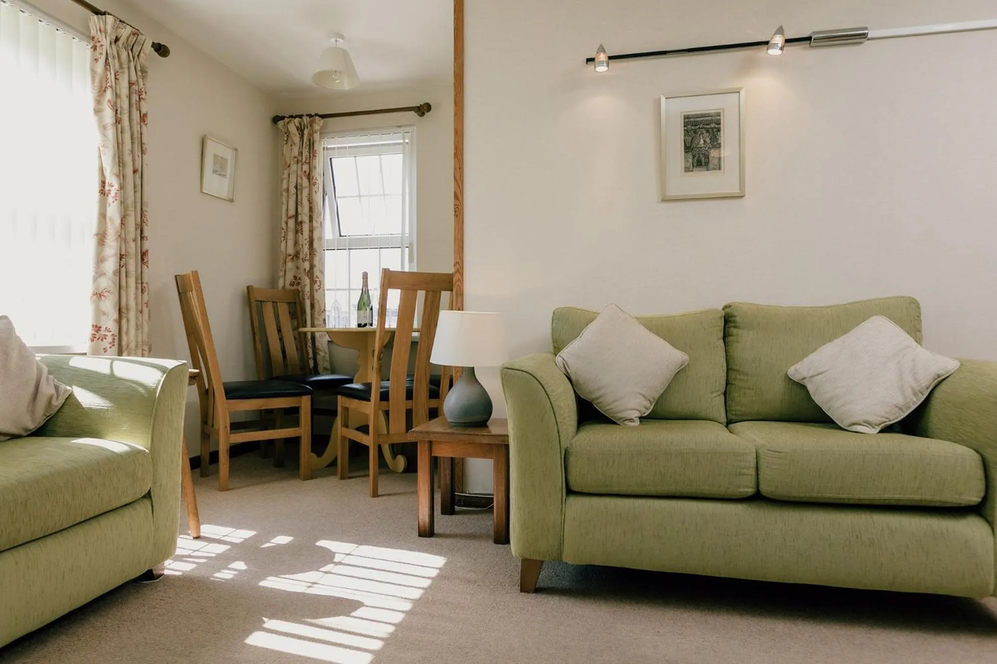 Living room in Galwad y Mor