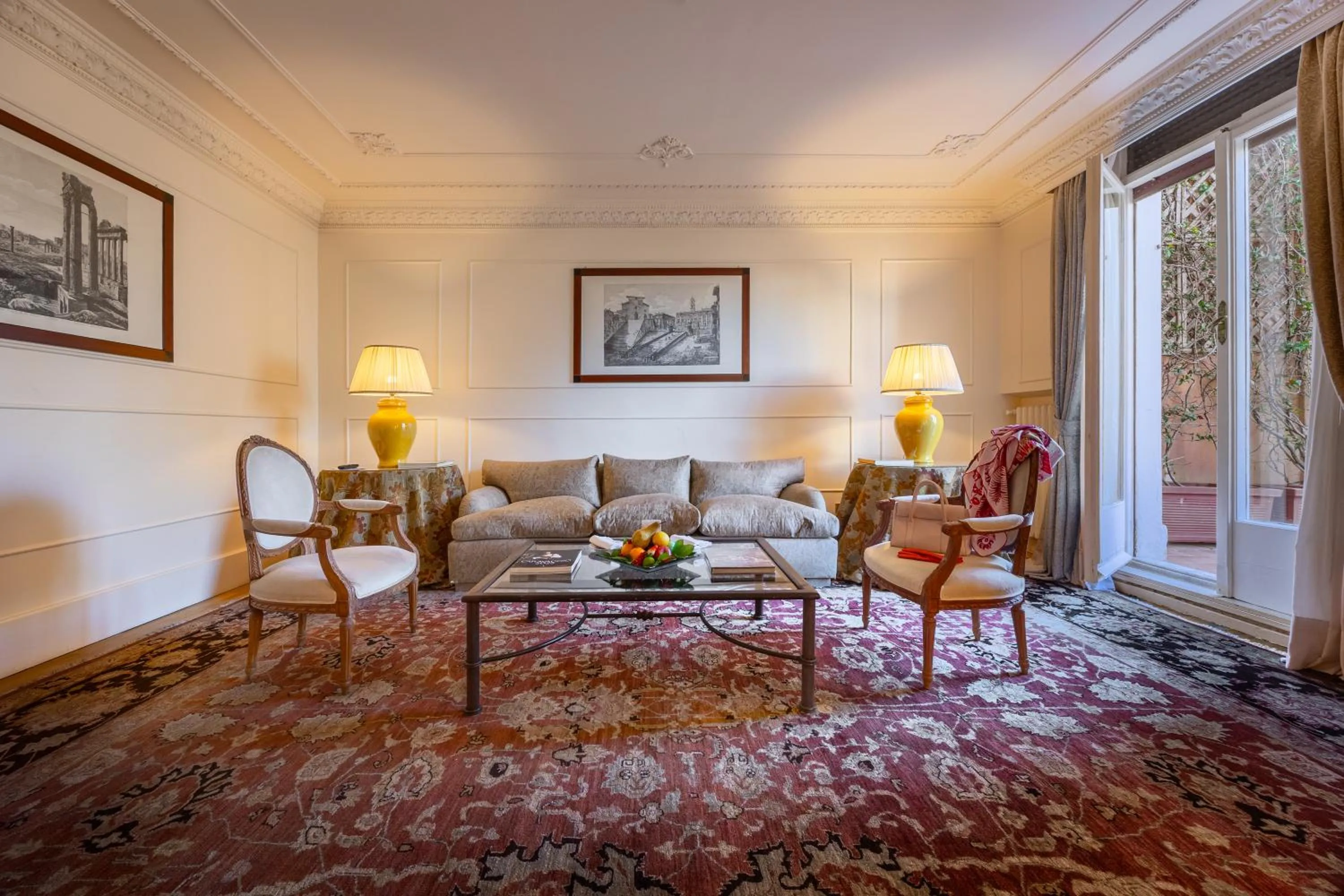 Living room in Grand Hotel Plaza