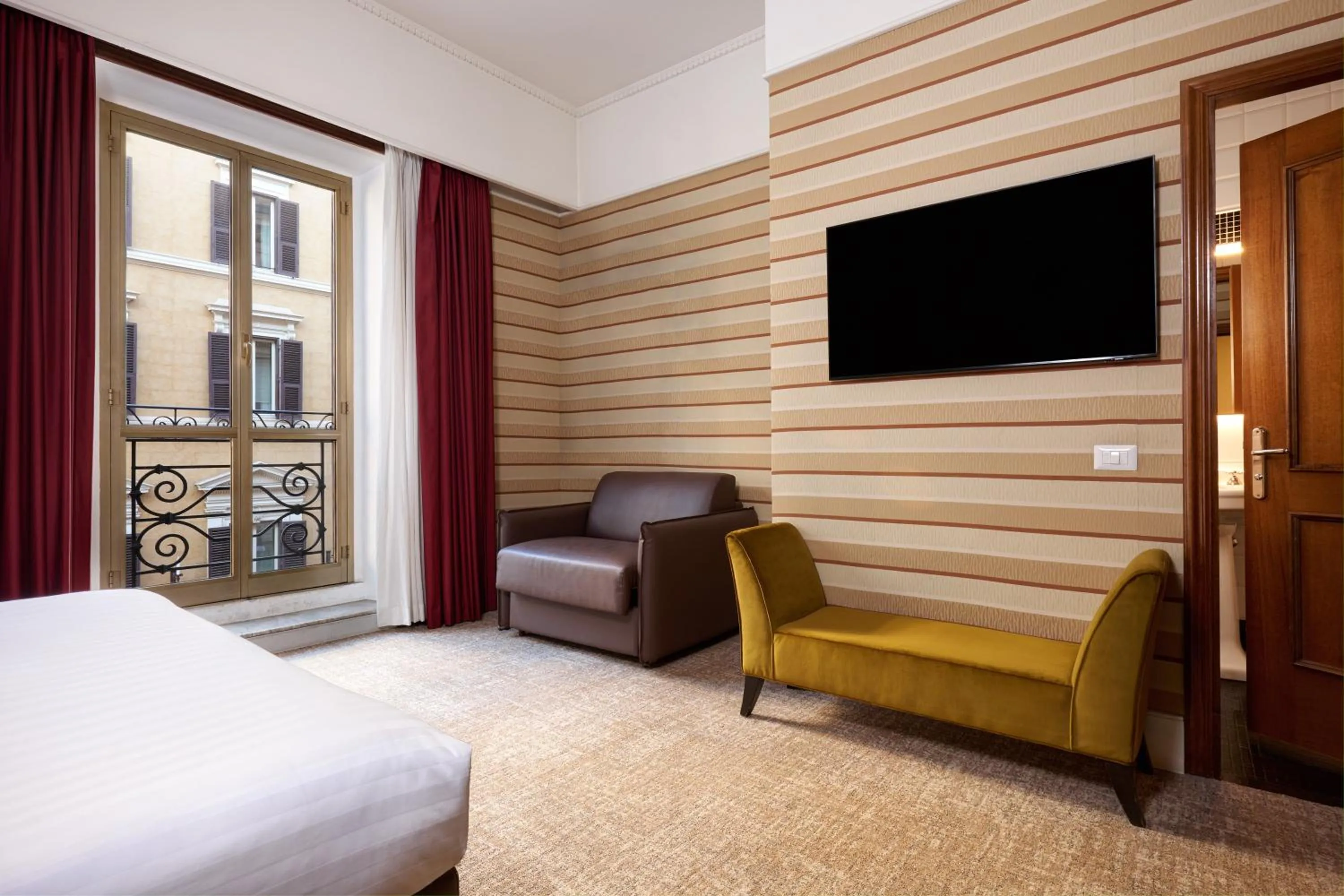 Bed in Hotel Mascagni