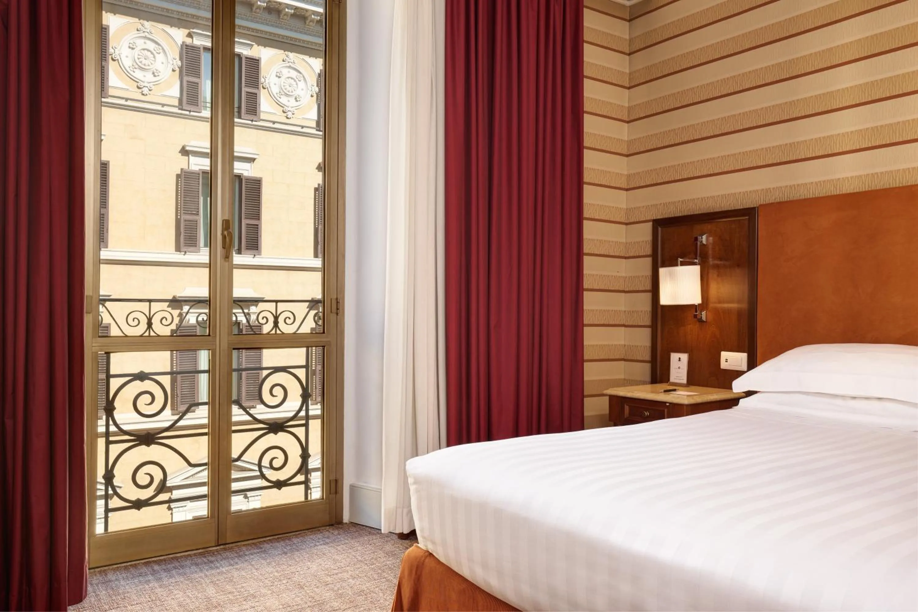 Bed in Hotel Mascagni