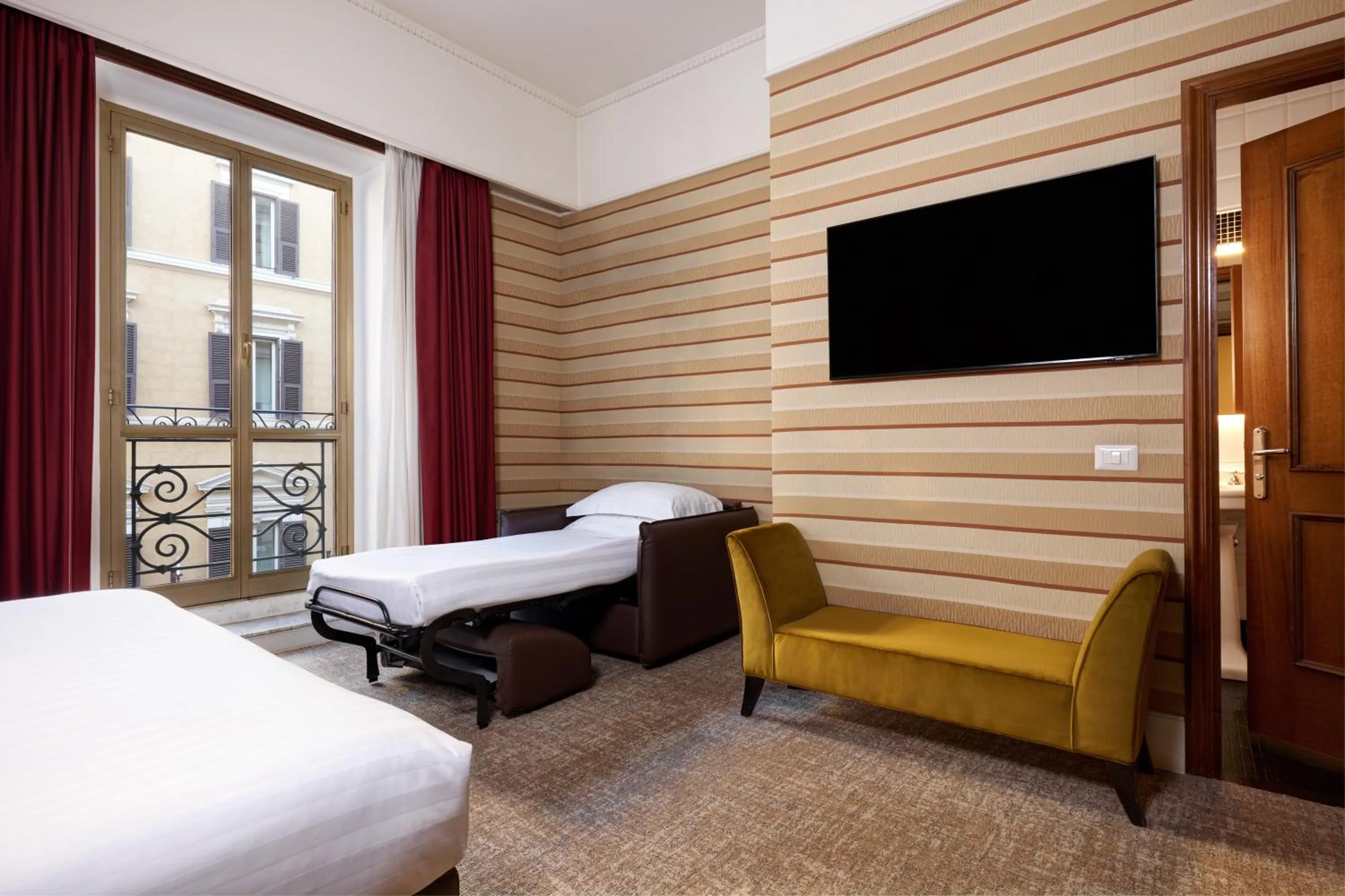 Bed in Hotel Mascagni