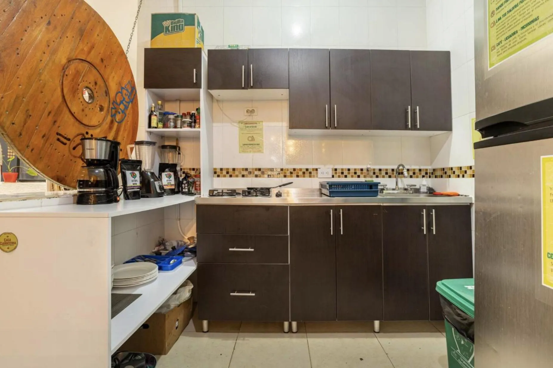 Kitchen or kitchenette in Casa Clandestina Guest House