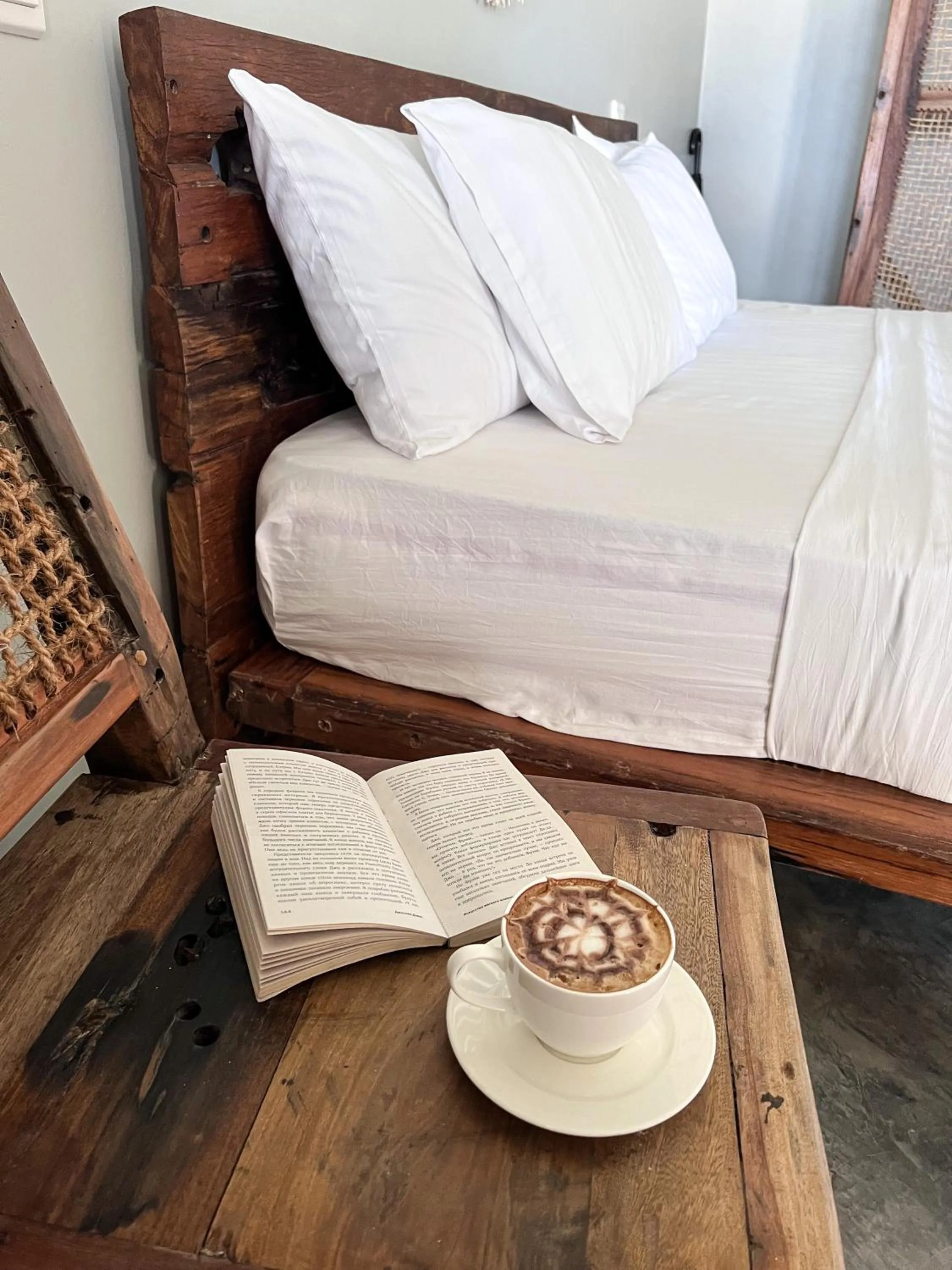 Bed in NDAME Paje Hotel