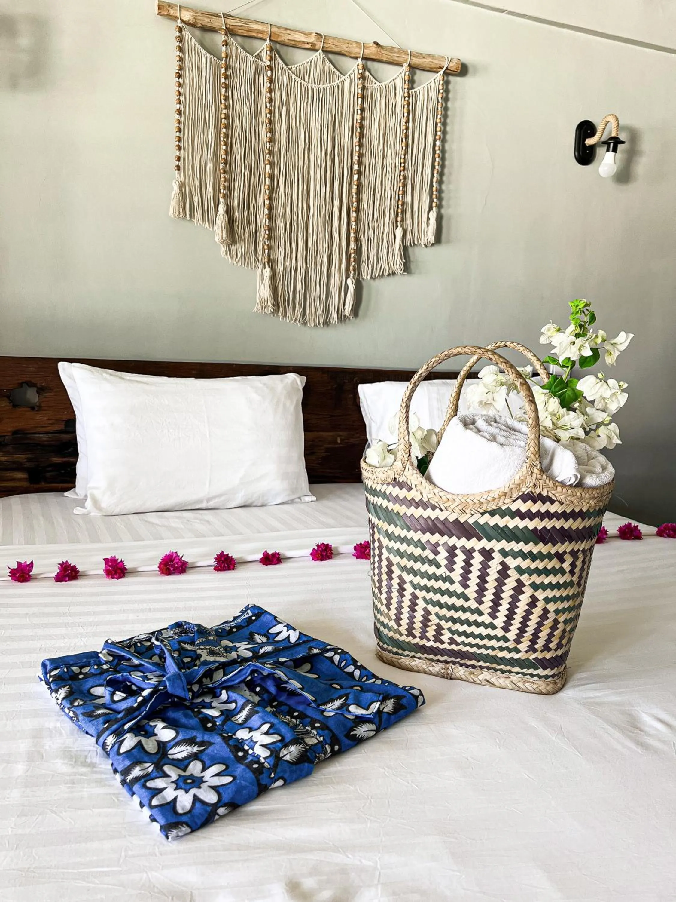 Bedroom, Bed in NDAME Paje Hotel