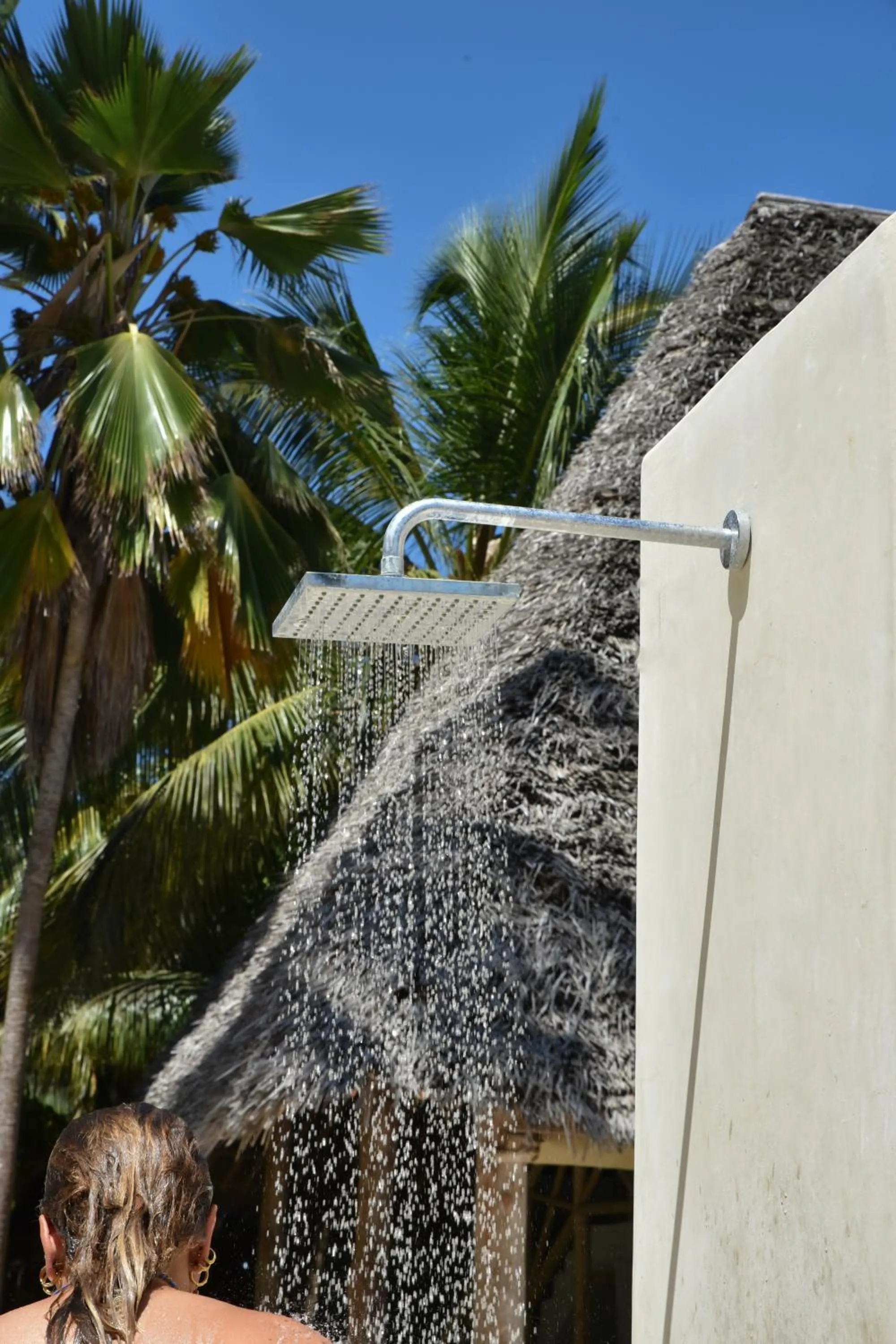 Shower in NDAME Paje Hotel